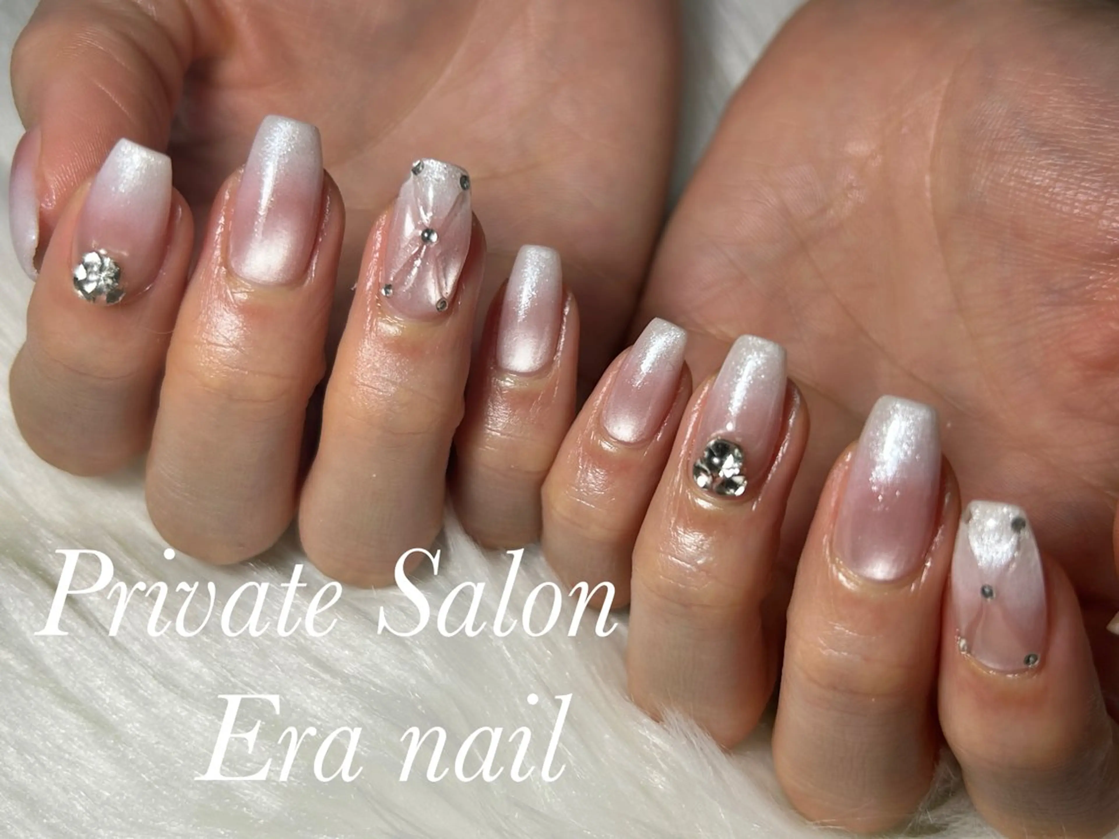 ネイル マグネットネイル ハンドネイル Era nailのネイルデザイン