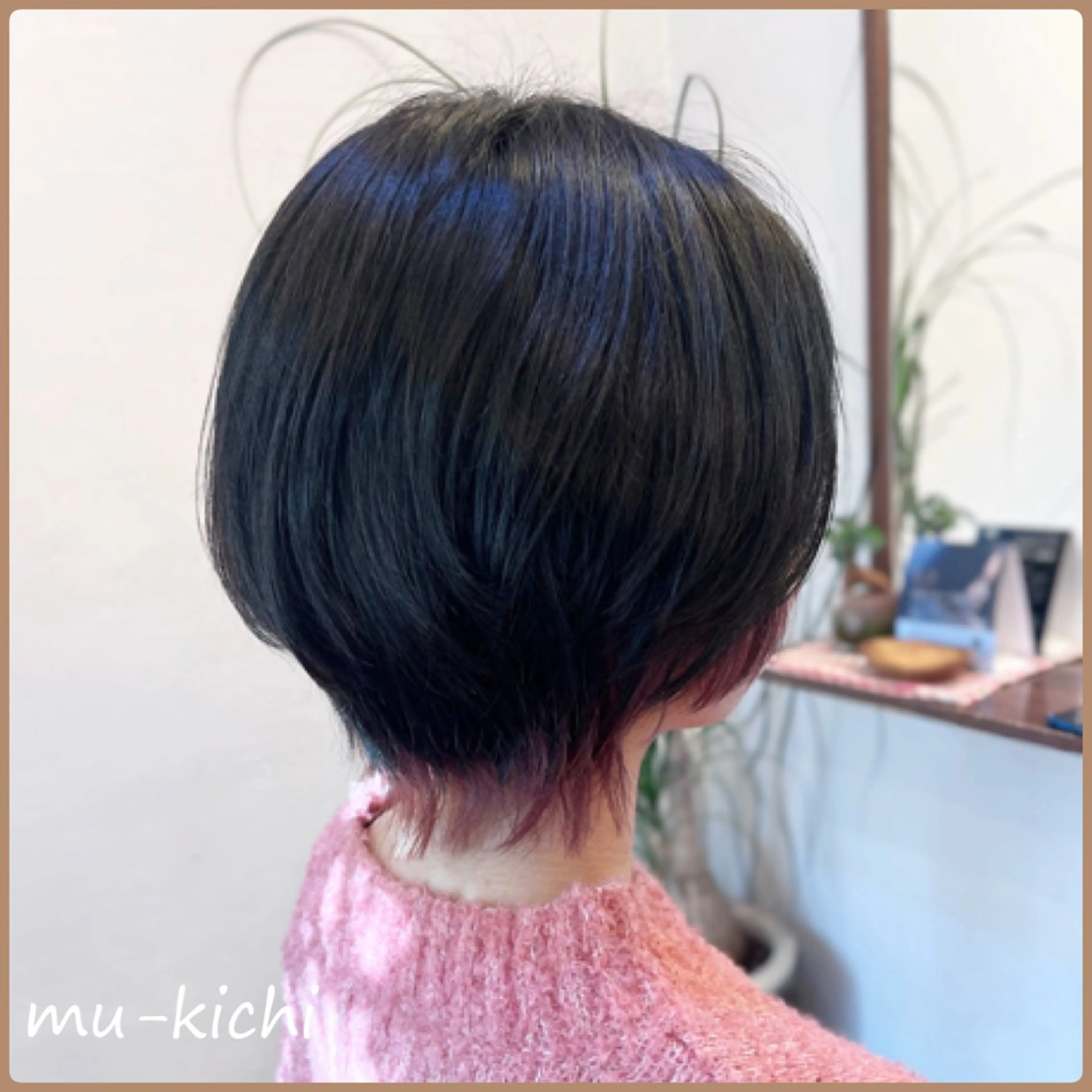 ショート カラー 白石枝梨🌈 mu-kichi🌈のヘアスタイル