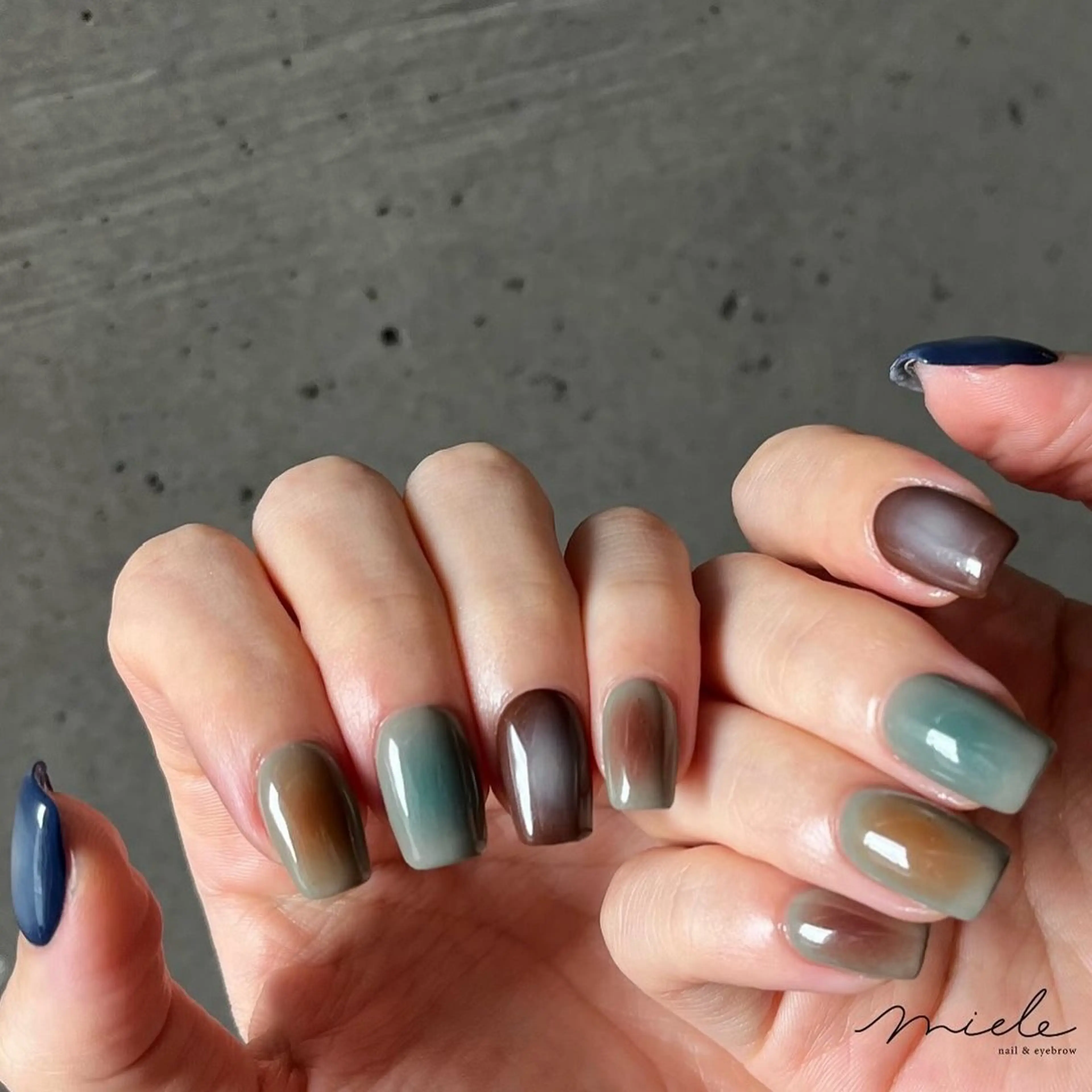 ネイル miele【ミエレ】 海外シンプルデザインのネイルデザイン