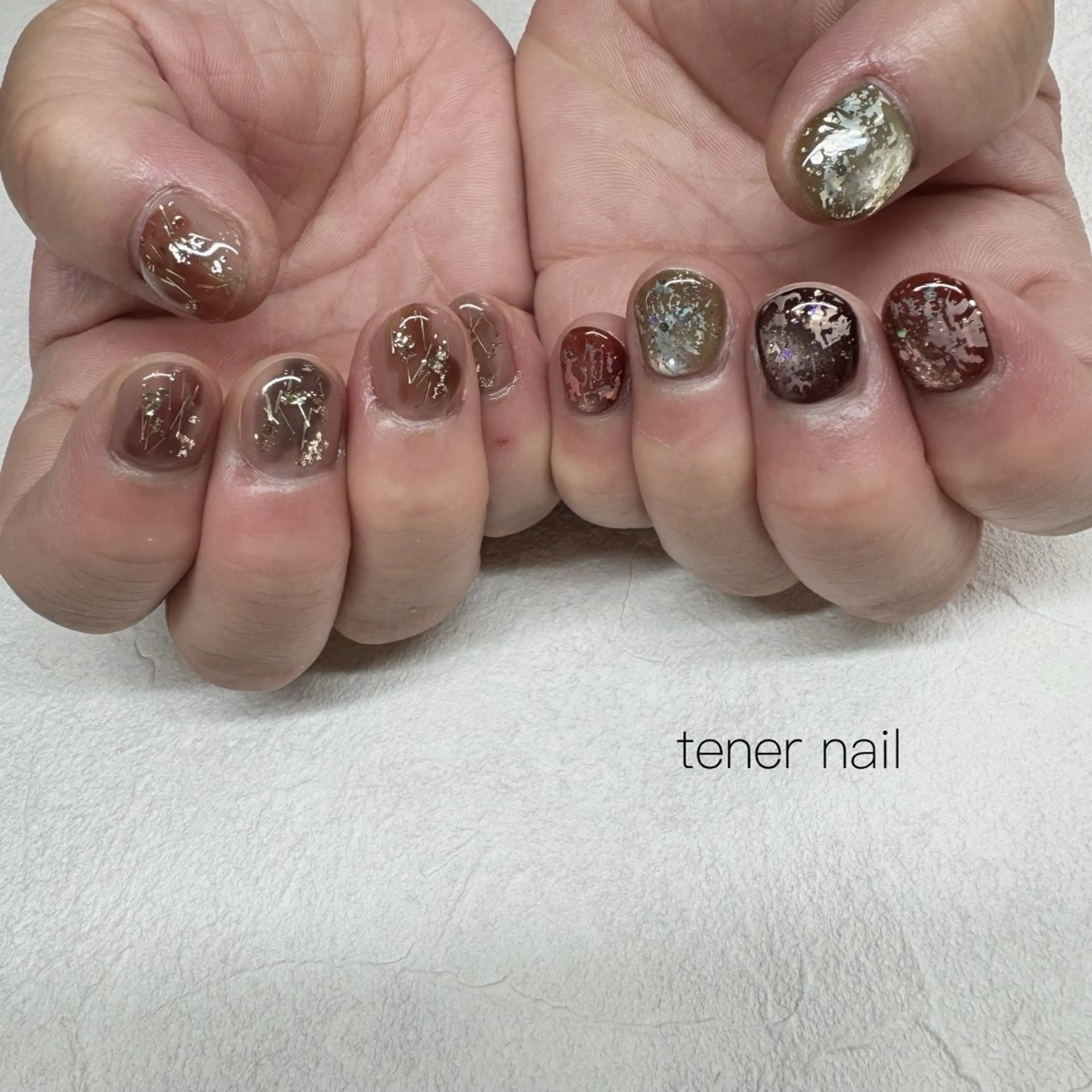 ネイル ニュアンスネイル ハンドネイル テネルネイル tener nailのネイルデザイン