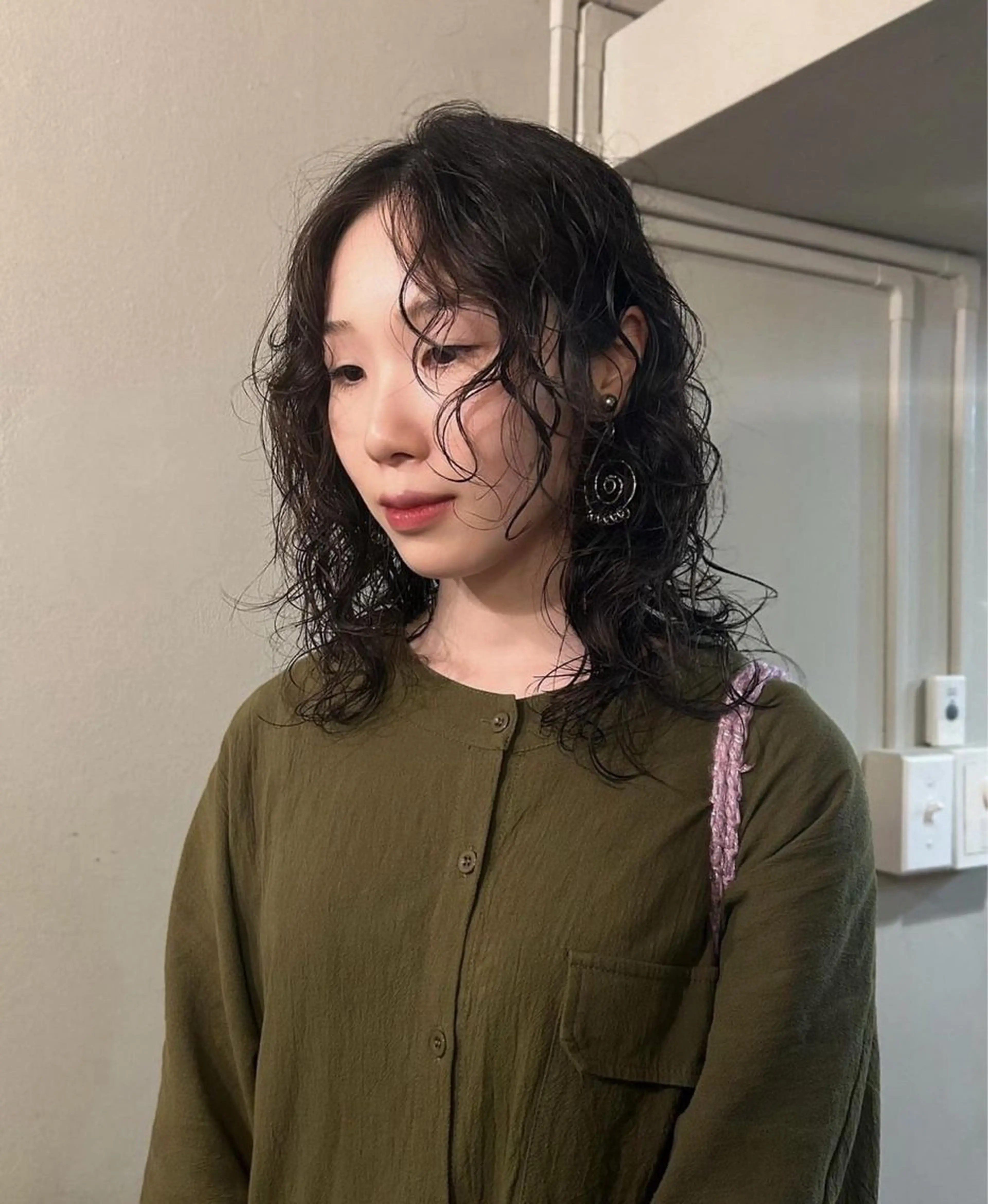 ミディアム カラー パーマ ヘアアレンジ カット パーマ 似合わせカラー /パーマ🪿 moeのヘアスタイル