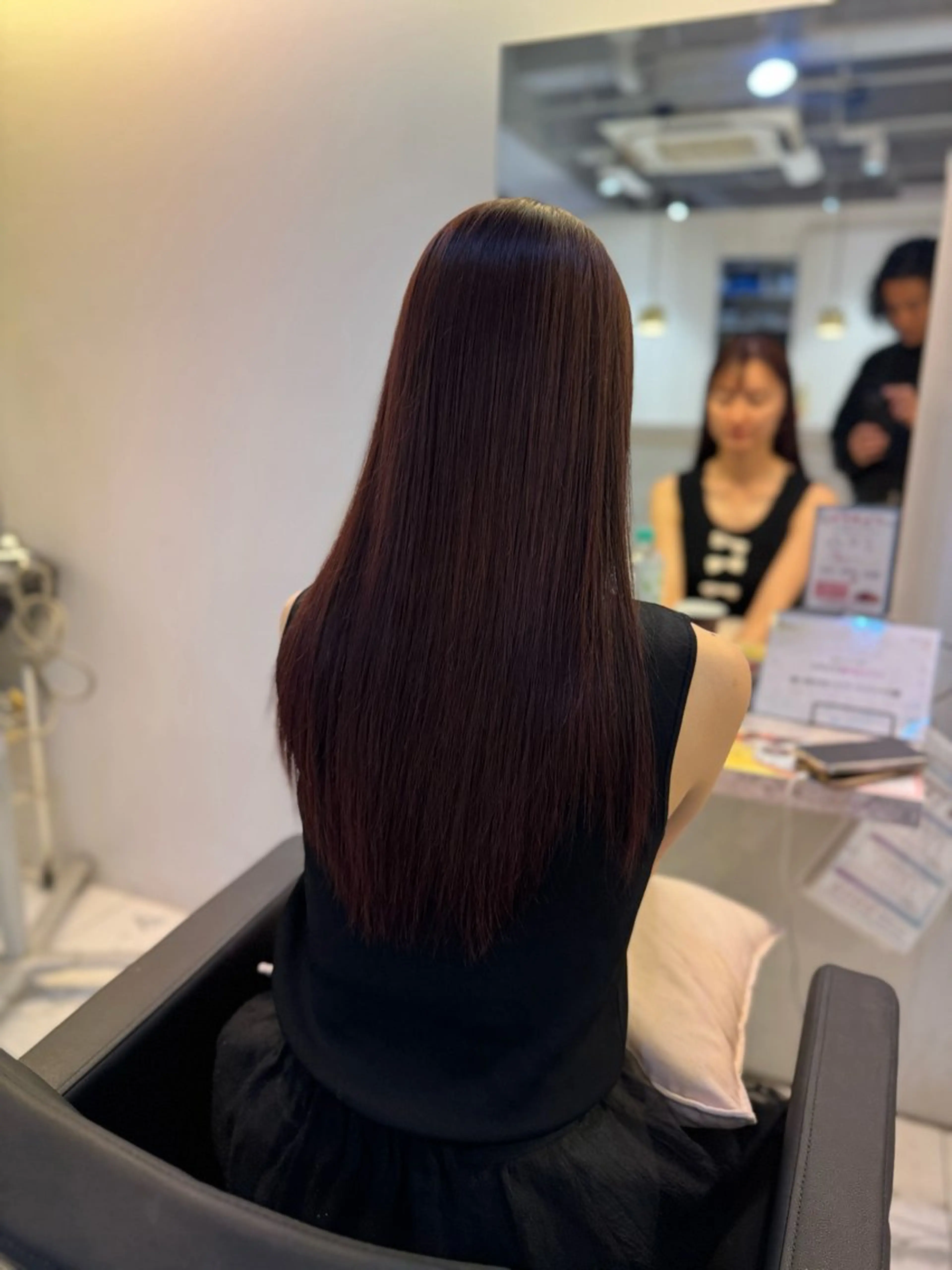 ロング 髪質改善 縮毛矯正 トリートメント カット ヘアカラー トリートメント 髪質改善/縮毛矯正 心斎橋/池本有宏のヘアスタイル