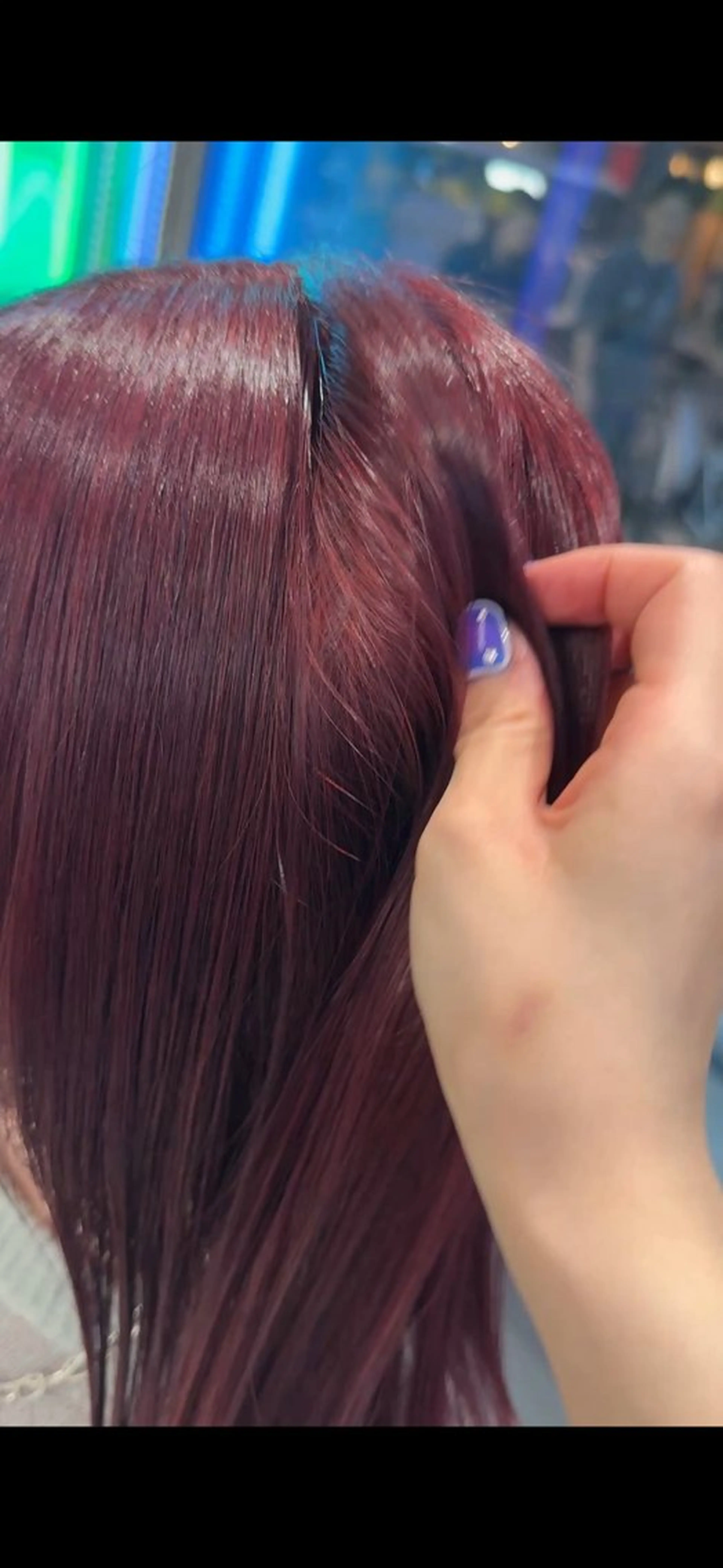 カラー ブリーチ ケアブリーチ デザインカラー ダブルカラー イヤリングカラー 酸性ストレート /ハイトーン/つばさのヘアスタイル