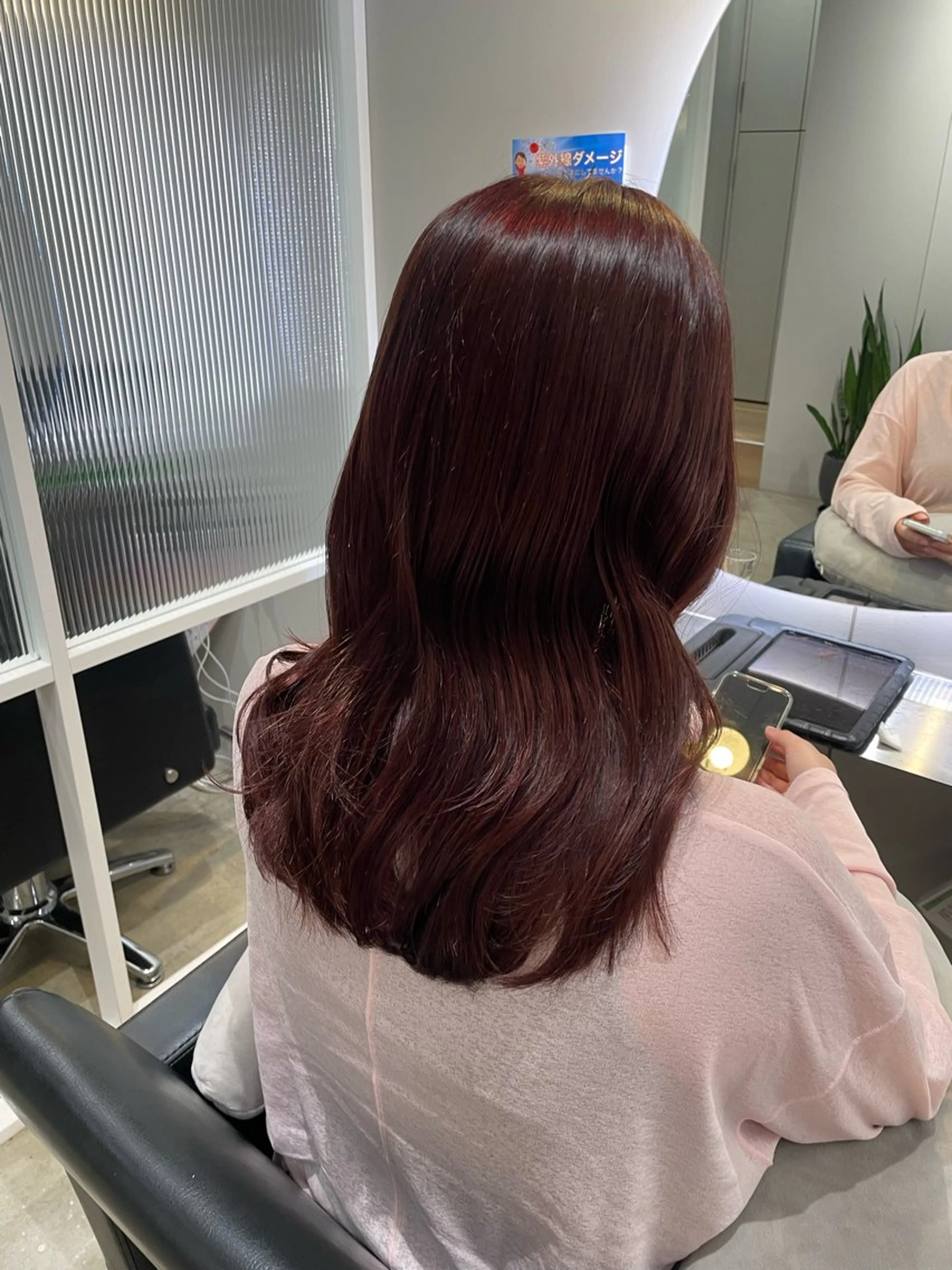 セミロング カラー スタイリスト/ 武蔵新城/羽吹紗南のヘアスタイル