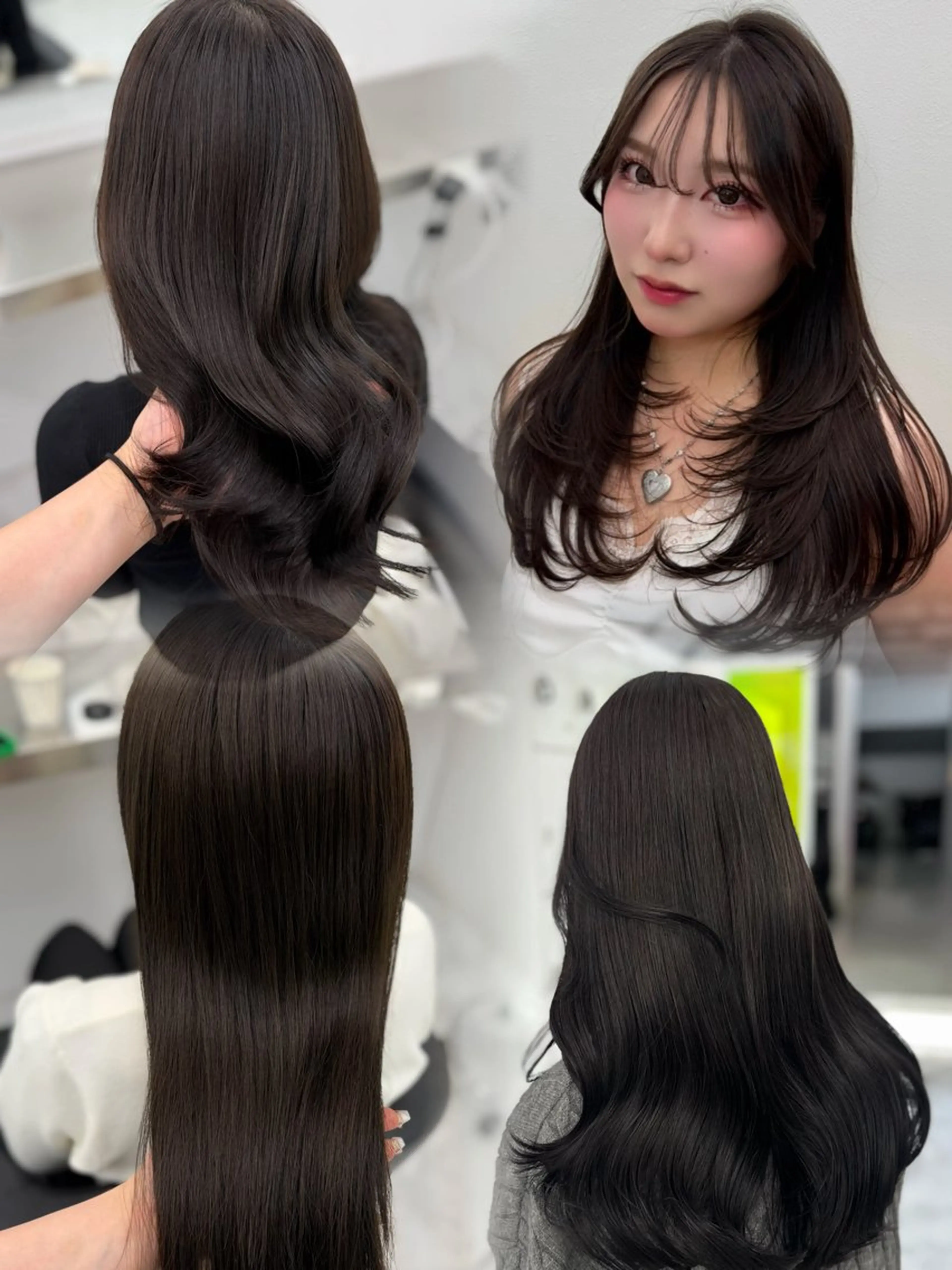 カラー カット ヘアカラー トリートメント 透明感ベージュ 🎀Anju/渋谷のヘアスタイル