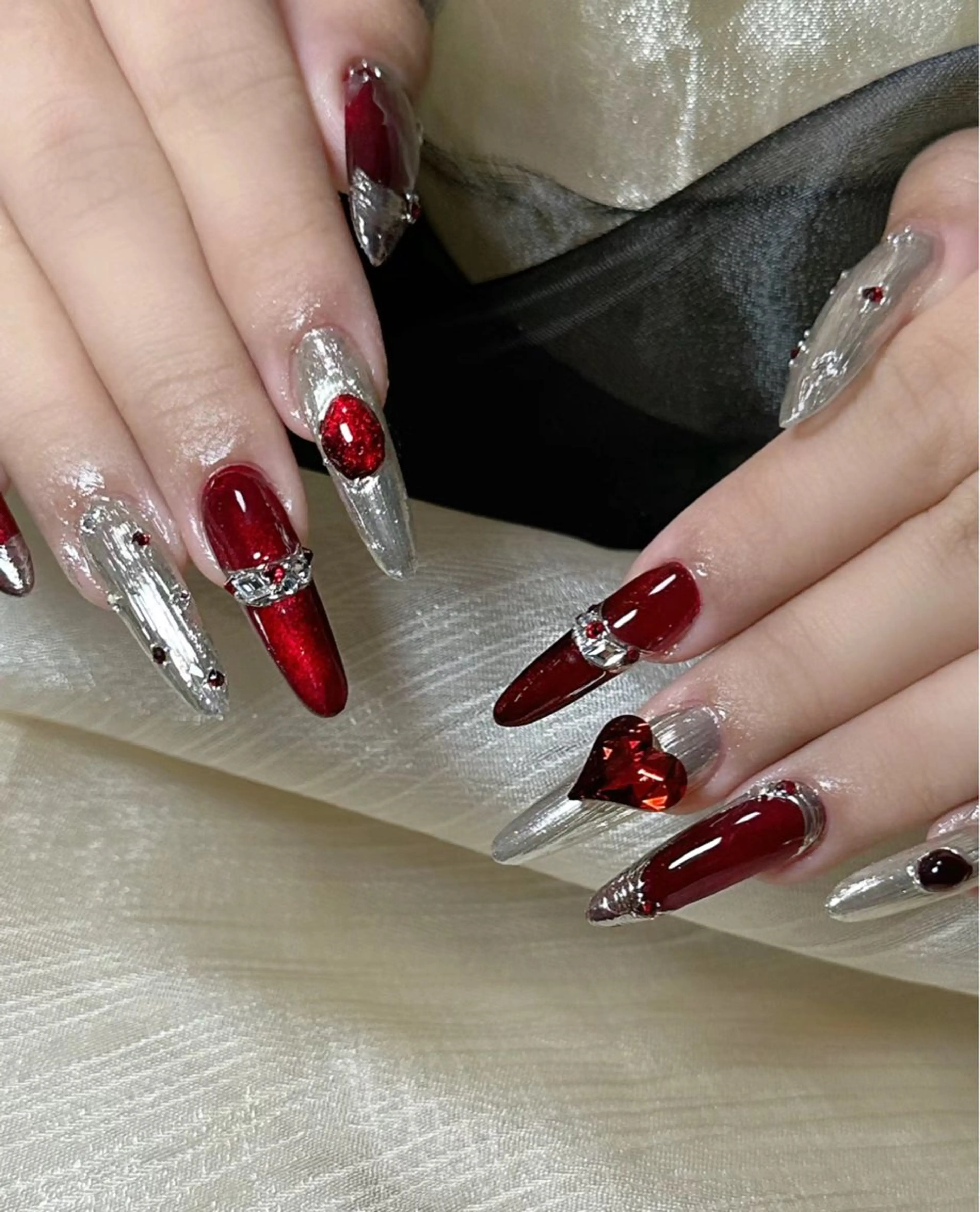 ロング ハンドネイル 長さだし専門店 ROKANAILのネイルデザイン