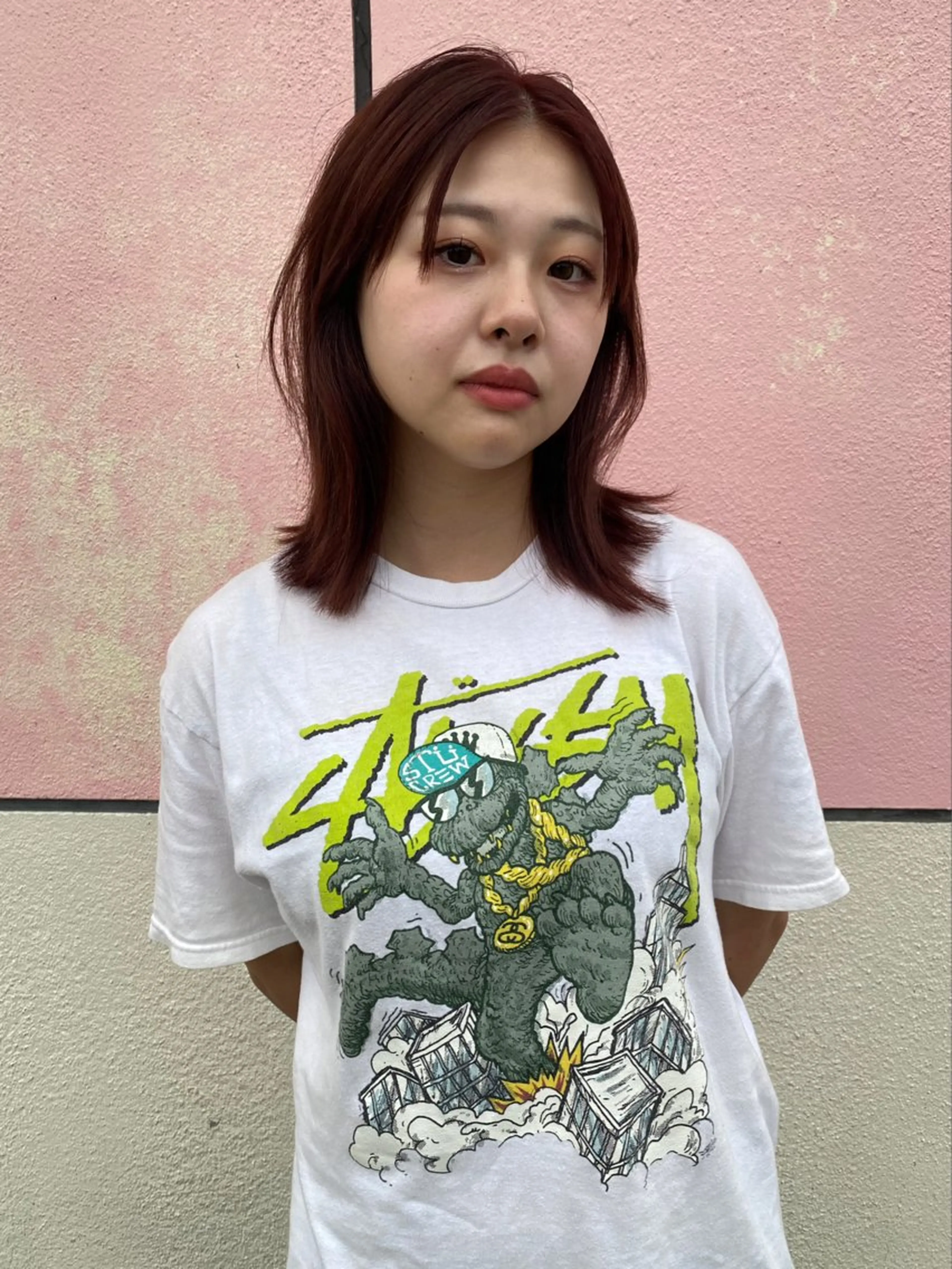 ミディアム カラー カット ヘアカラー トリートメント mai / linoah˚✧のヘアスタイル