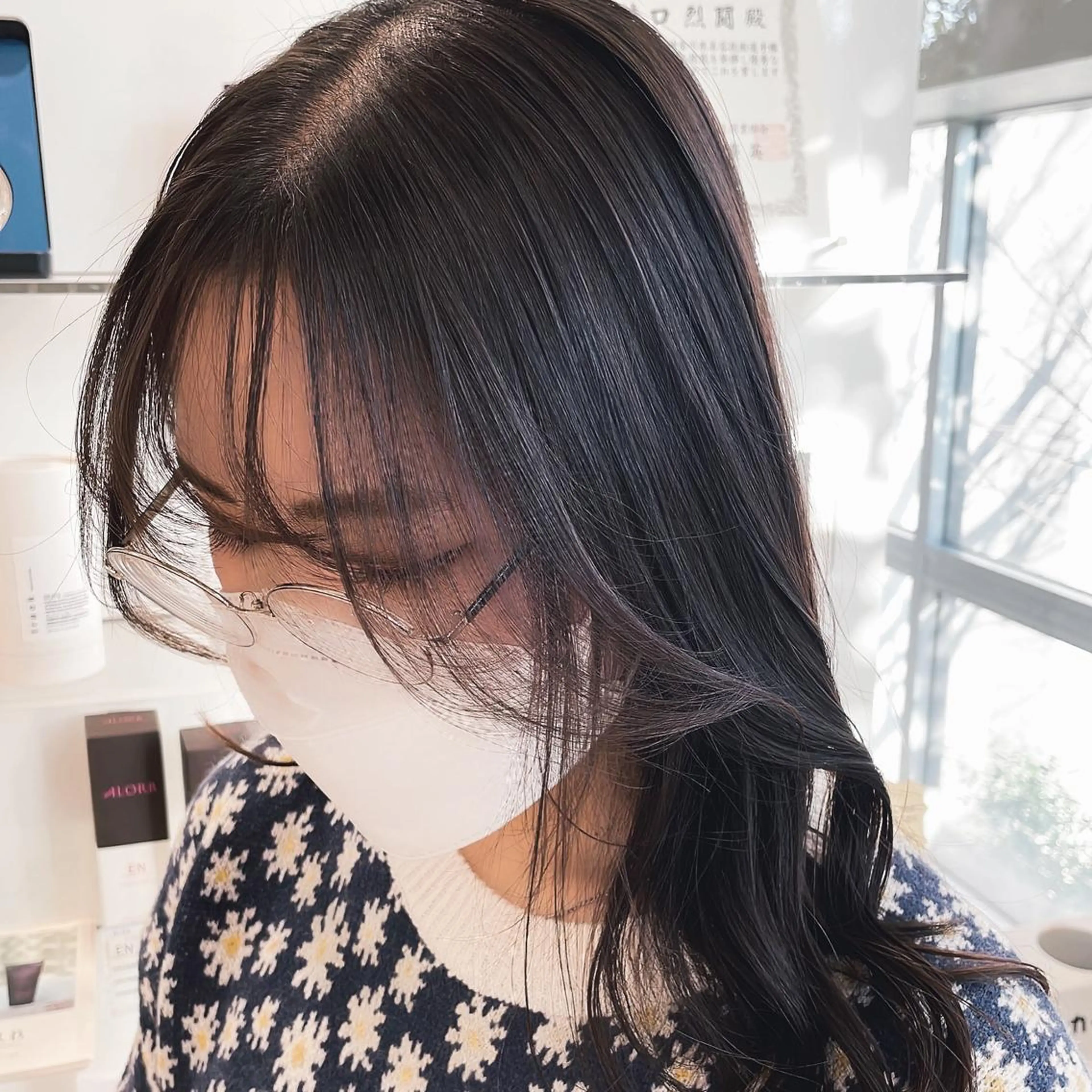 ミディアム カラー 新規限定カット無料 クーポン有り【桂口】のヘアスタイル