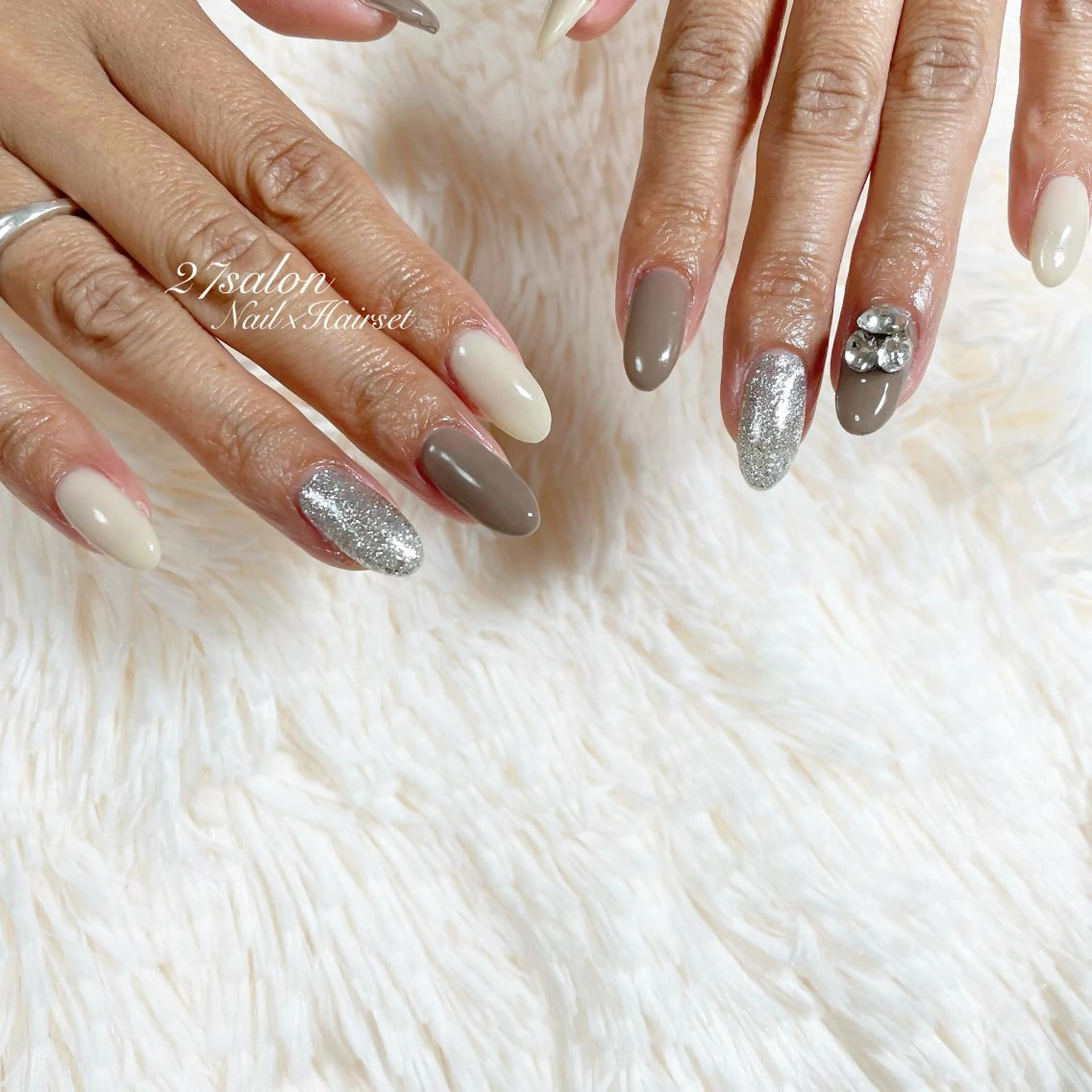 ネイル シンプルネイル 27salon yuinaのネイルデザイン