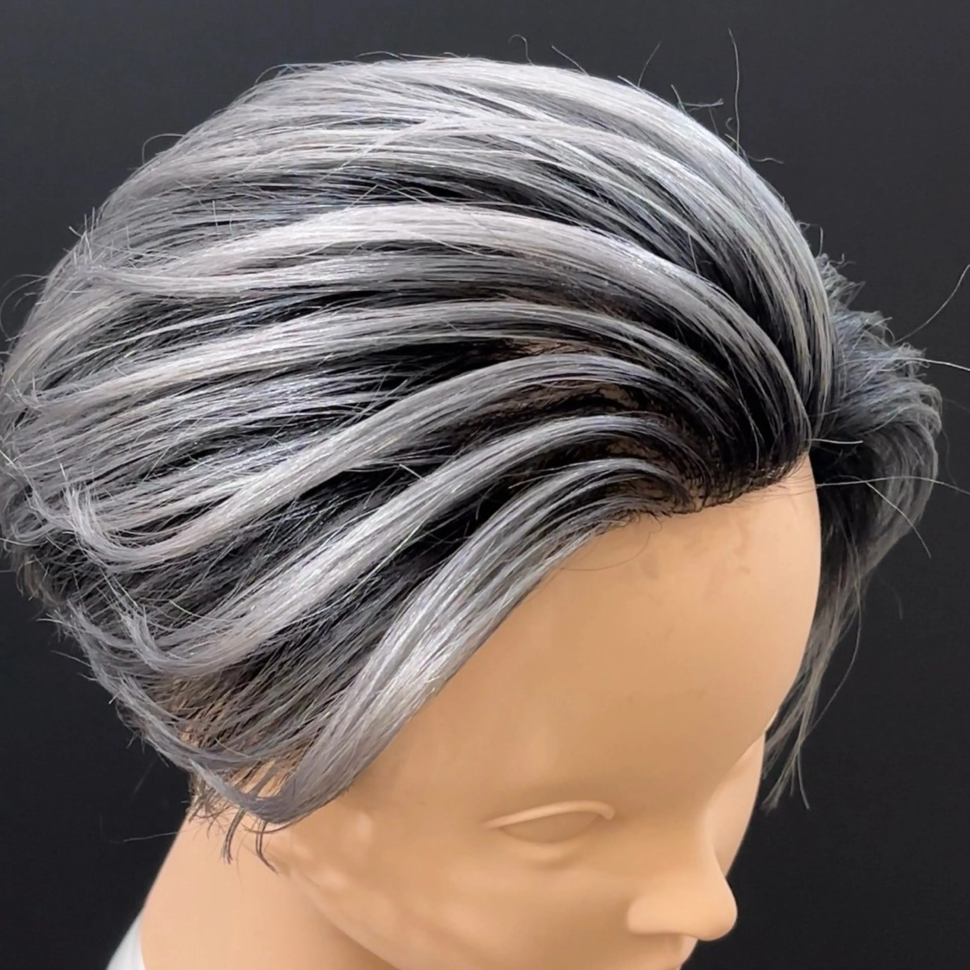 ショート カラー メンズ メンズバレイヤージュ メンズブリーチ バレイヤージュ ベージュカラー ブリーチ カット ヘアカラー メンズ特化カットパー マカラー坂田柊のヘアスタイル