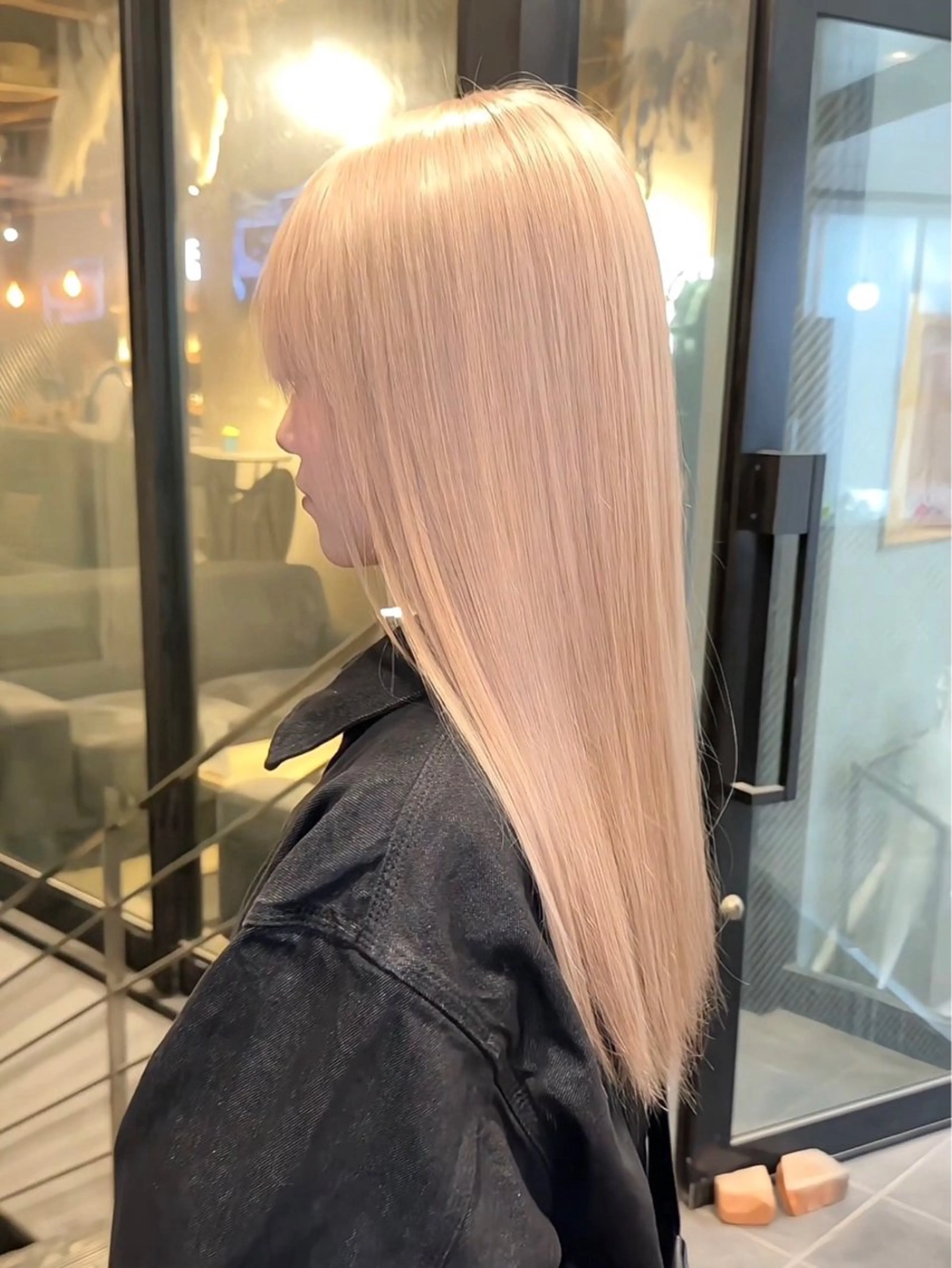 ロング ヘアカラー 坂口 京平のヘアスタイル