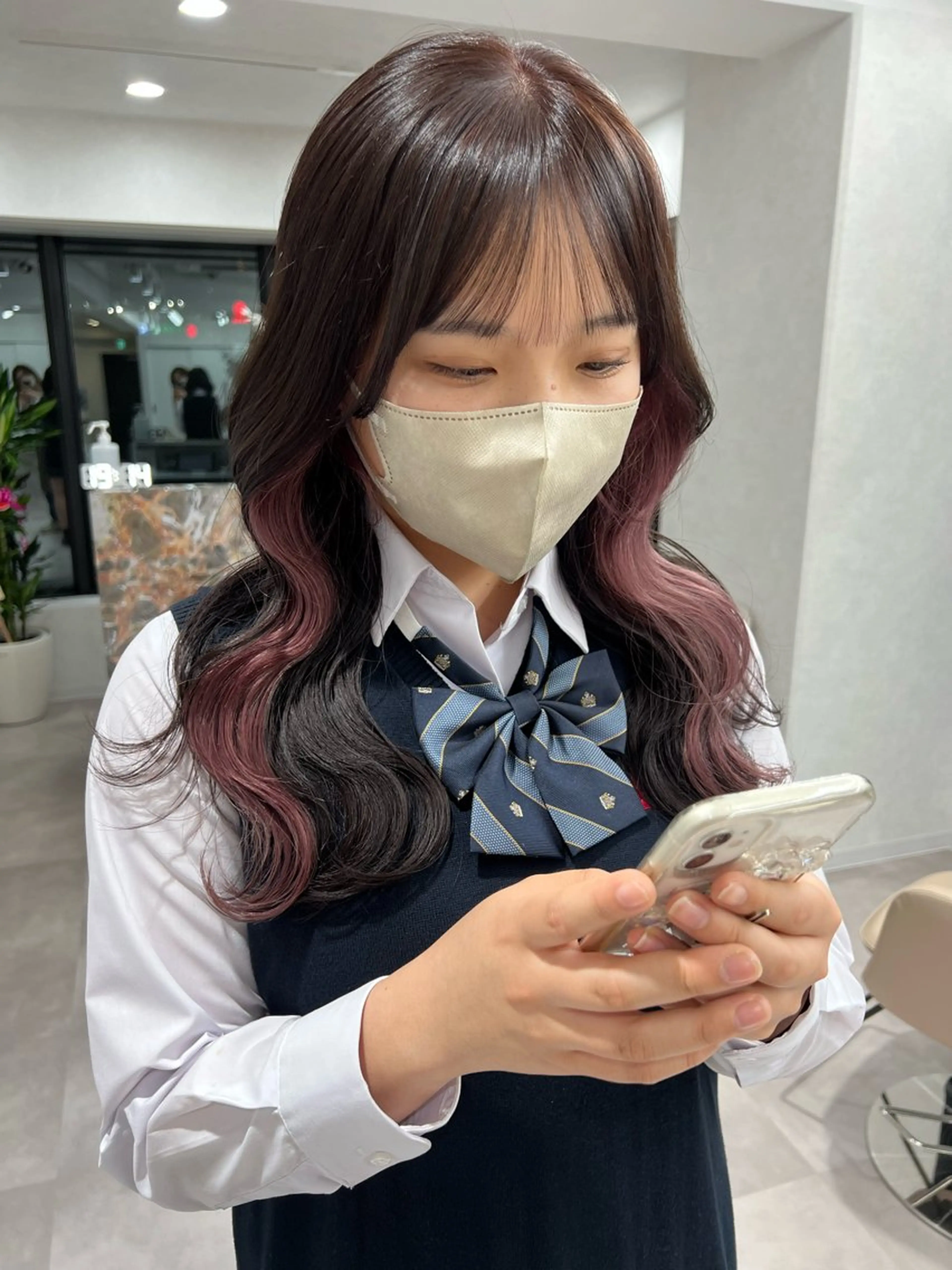 ロング カラー ヘアカラー トリートメント ダブルカラー🩰 CHIHIRO👒のヘアスタイル