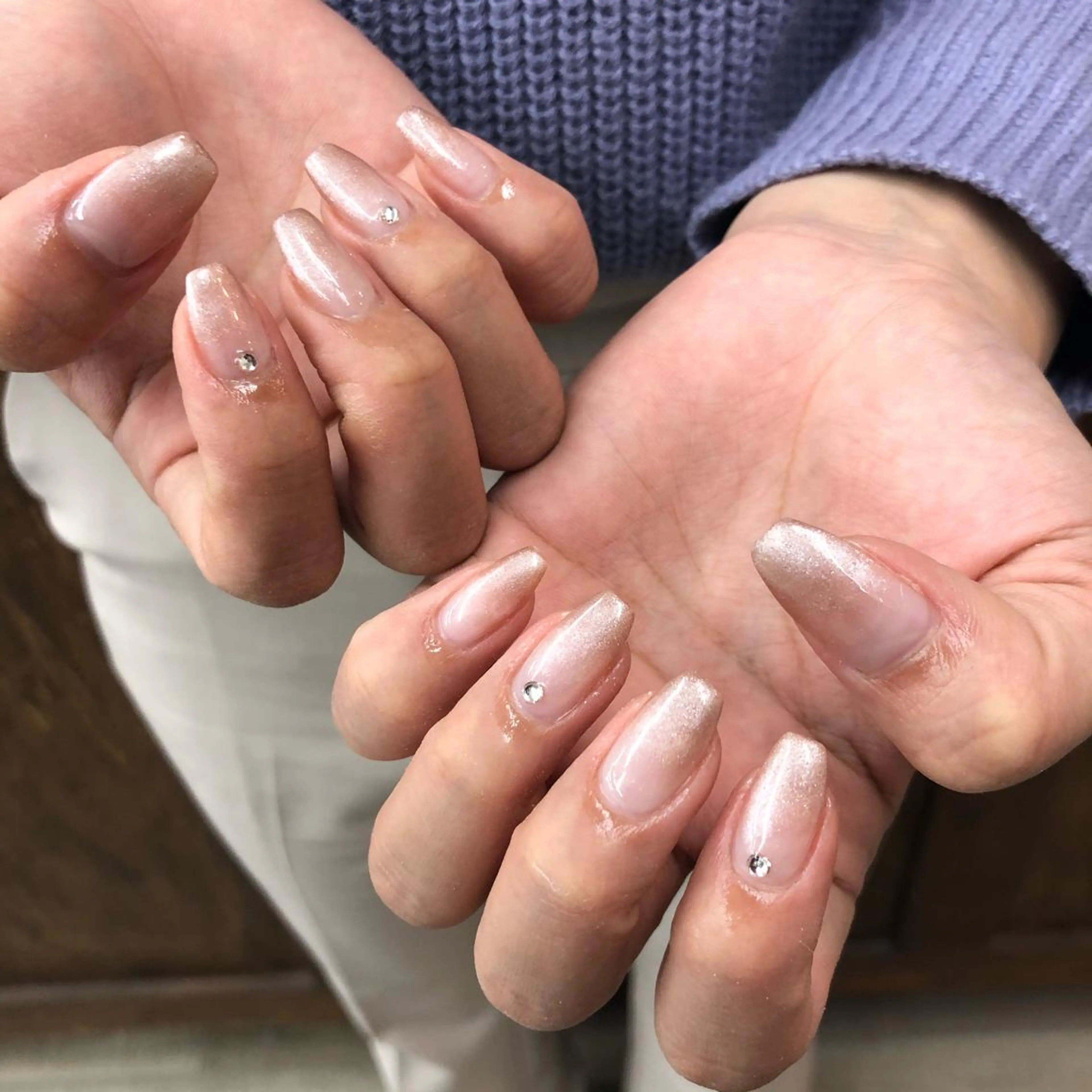 ネイル キラキラネイル オフィスネイル nail 1997のネイルデザイン