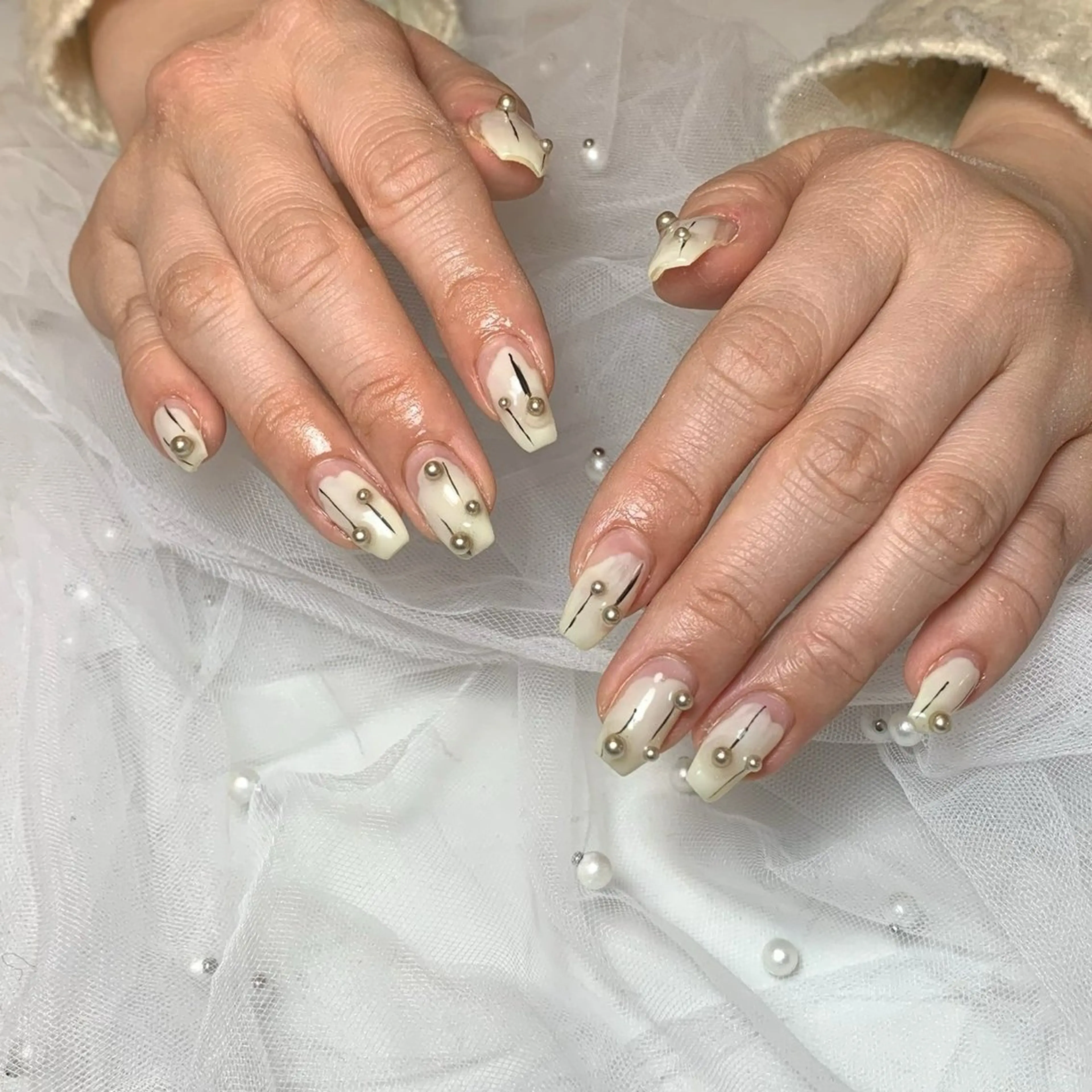 ネイル ニュアンスネイル ハンドネイル D.d ririaのネイルデザイン