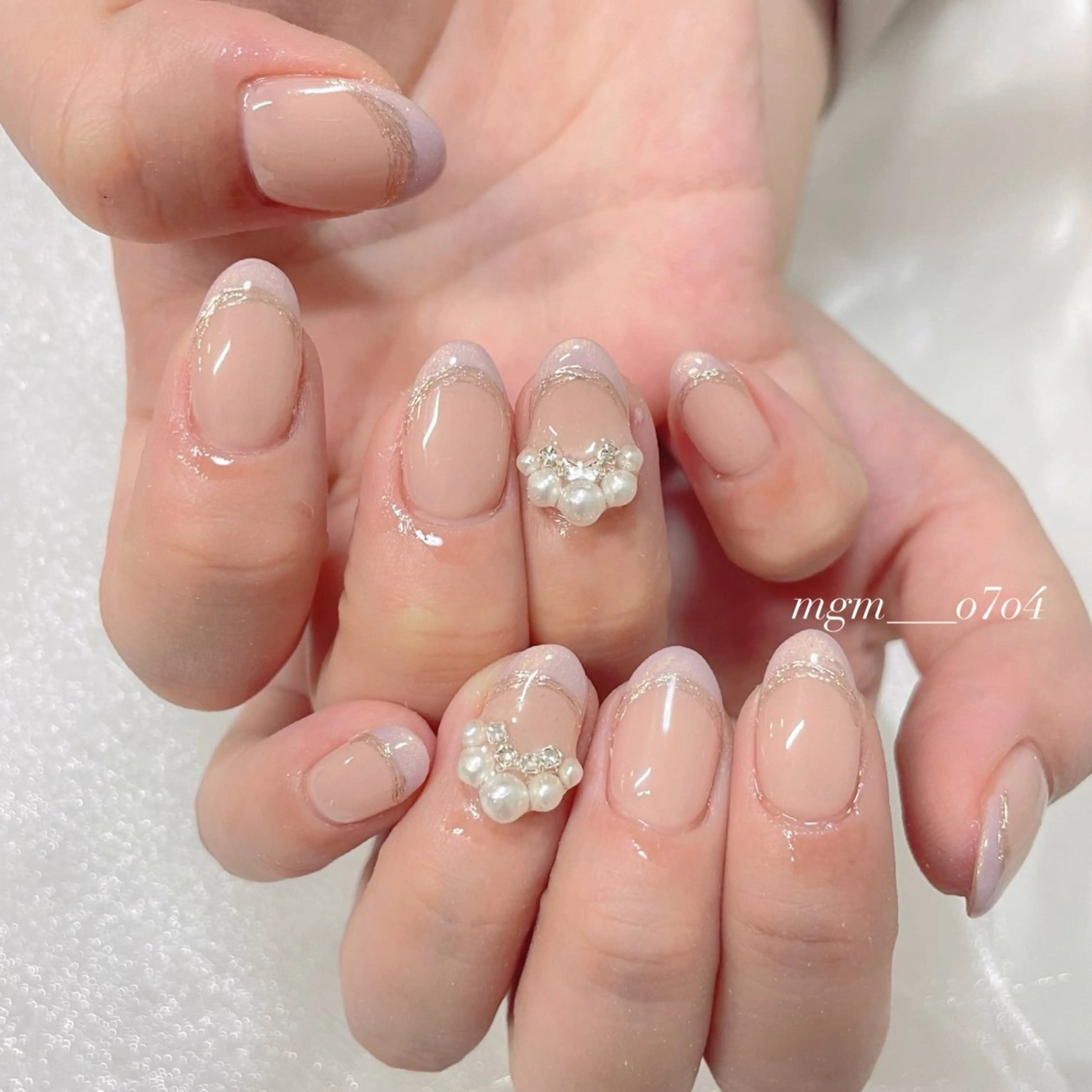 ネイル ハンドネイル ハンドケア MoON...❤︎ MeGuのネイルデザイン