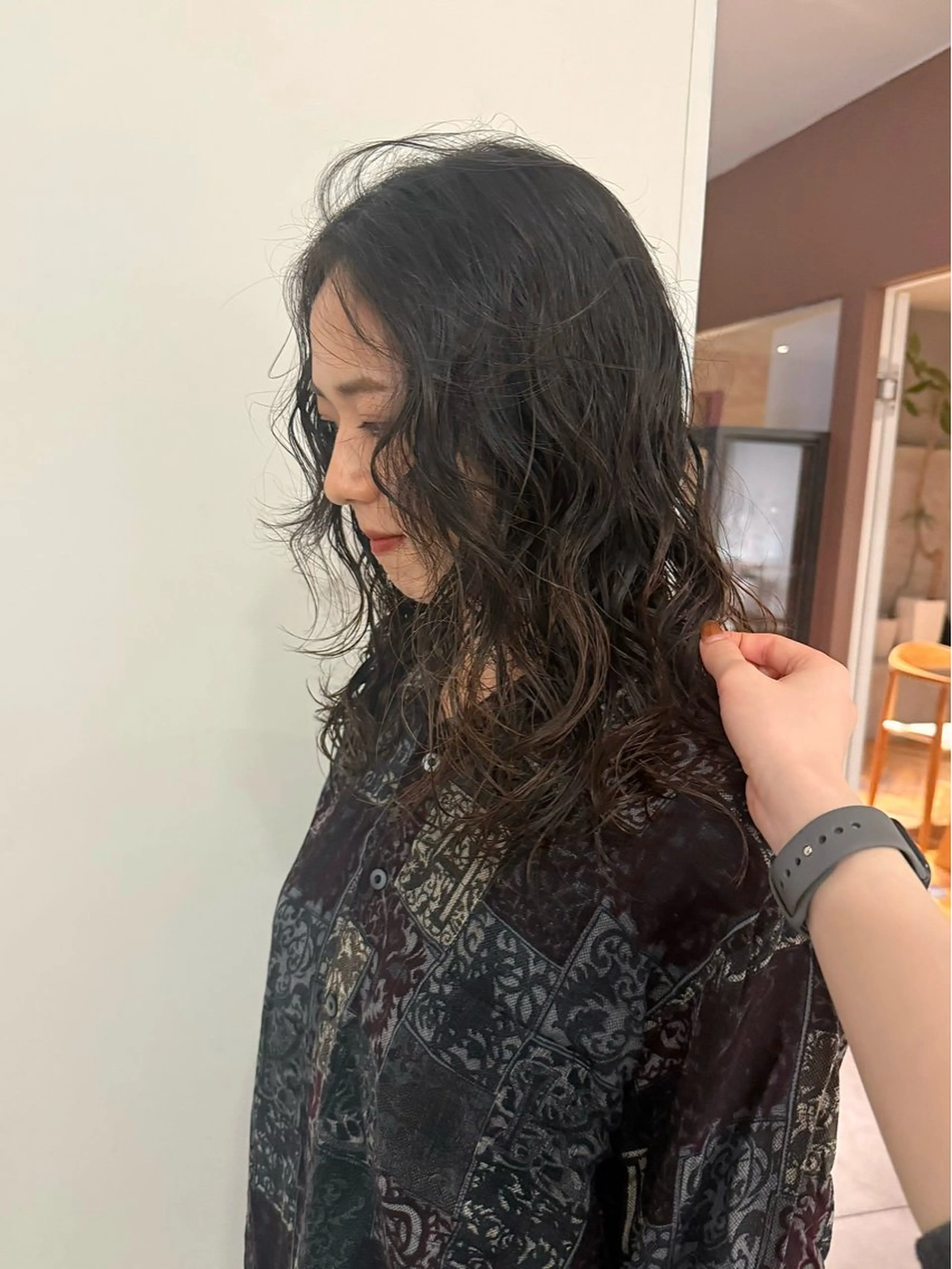 ミディアム パーマ yuzu / bob shortのヘアスタイル