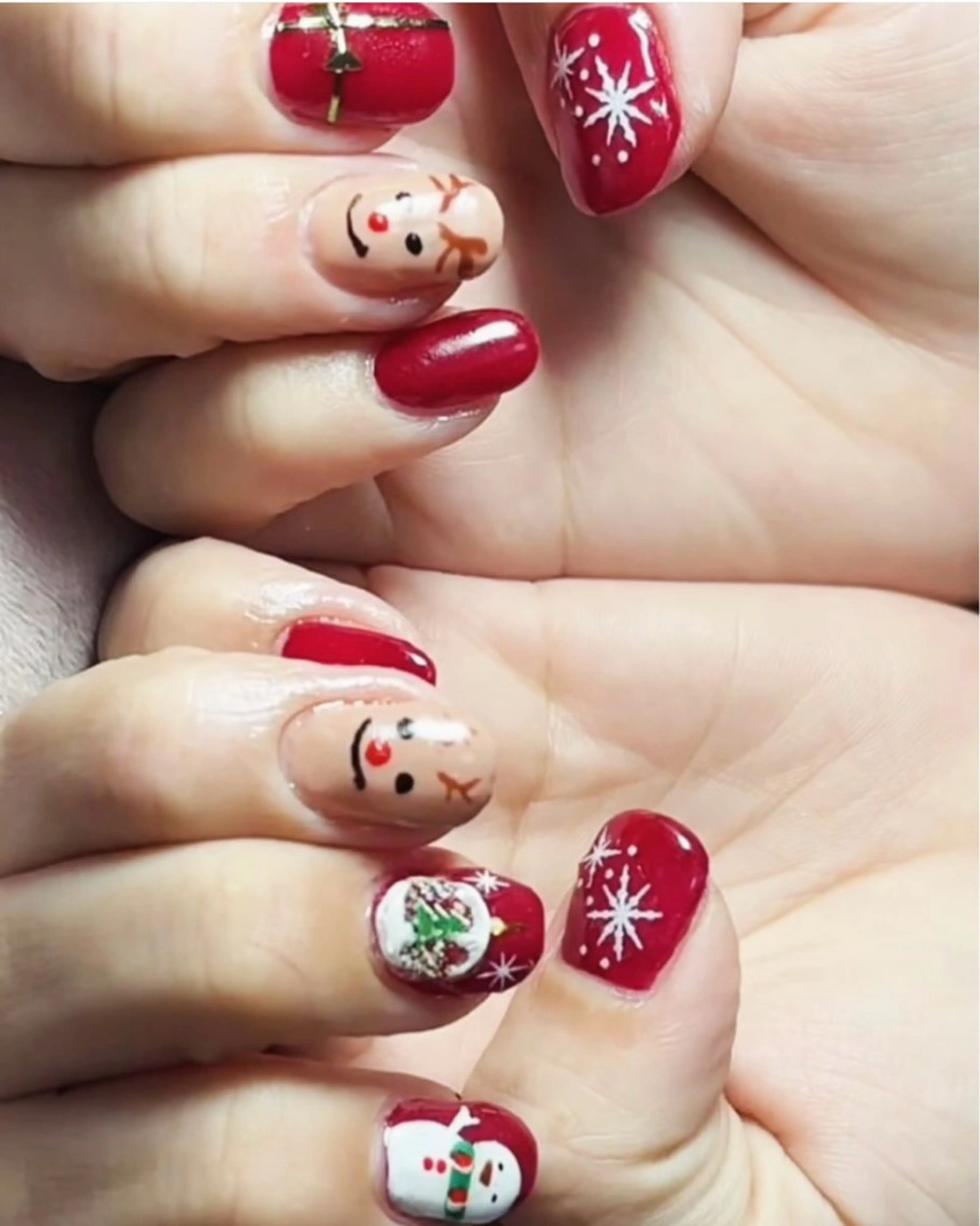 ネイル 冬ネイル クリスマス Nail salon Natulalのネイルデザイン