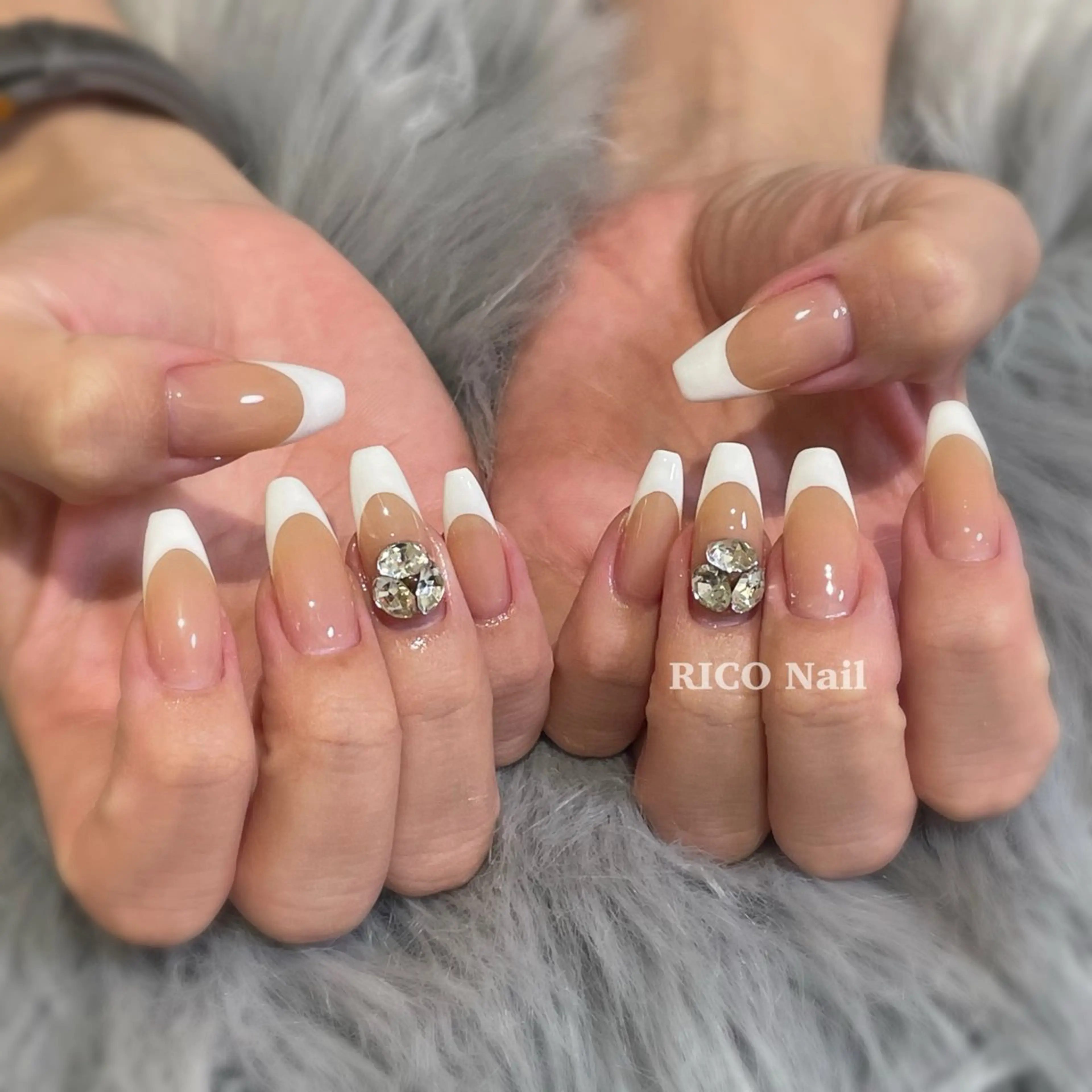 ネイル ハンドネイル RICO Nail パーツつけ放題🌈のネイルデザイン