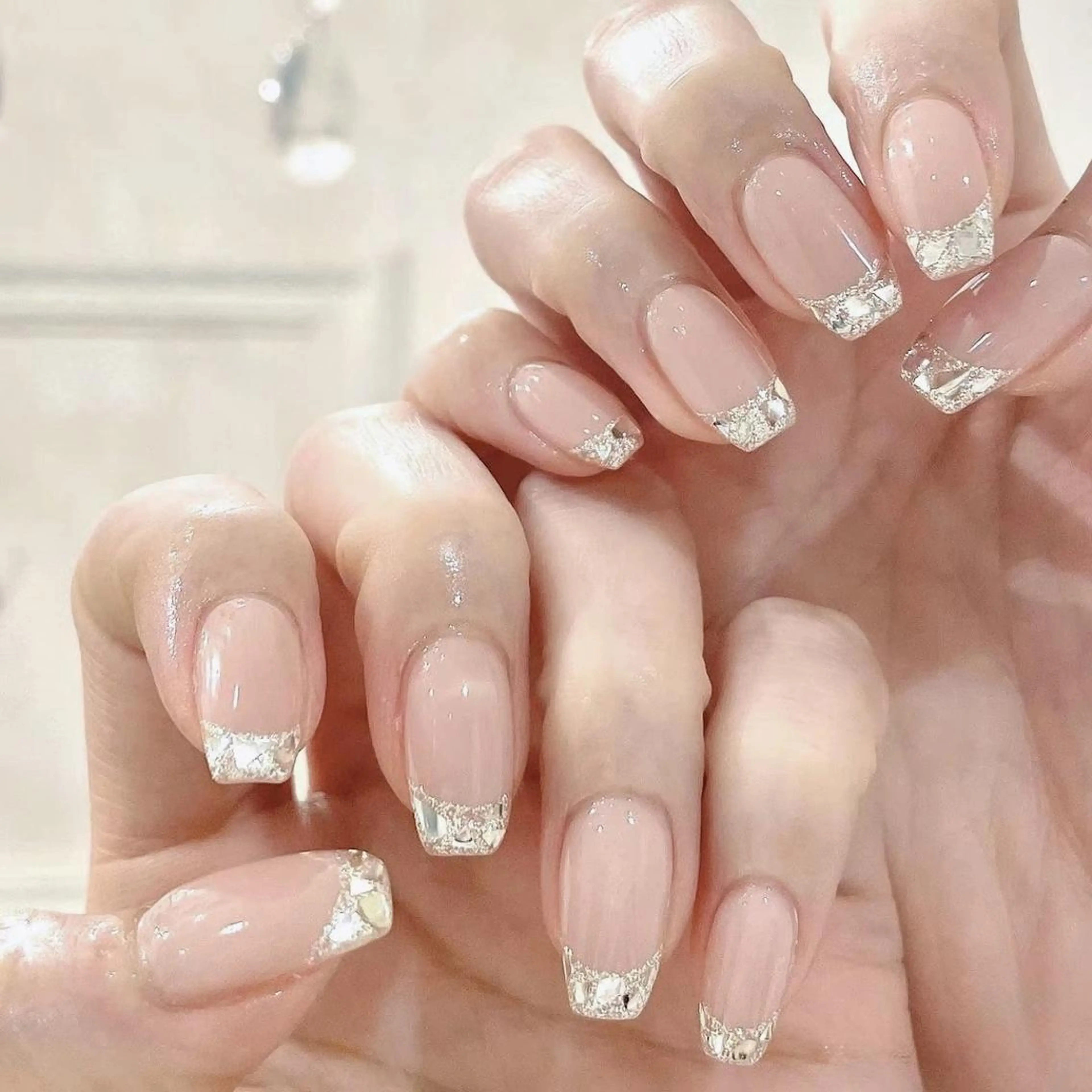 ネイル ロングネイル長さ出し 専門Spade Qのネイルデザイン