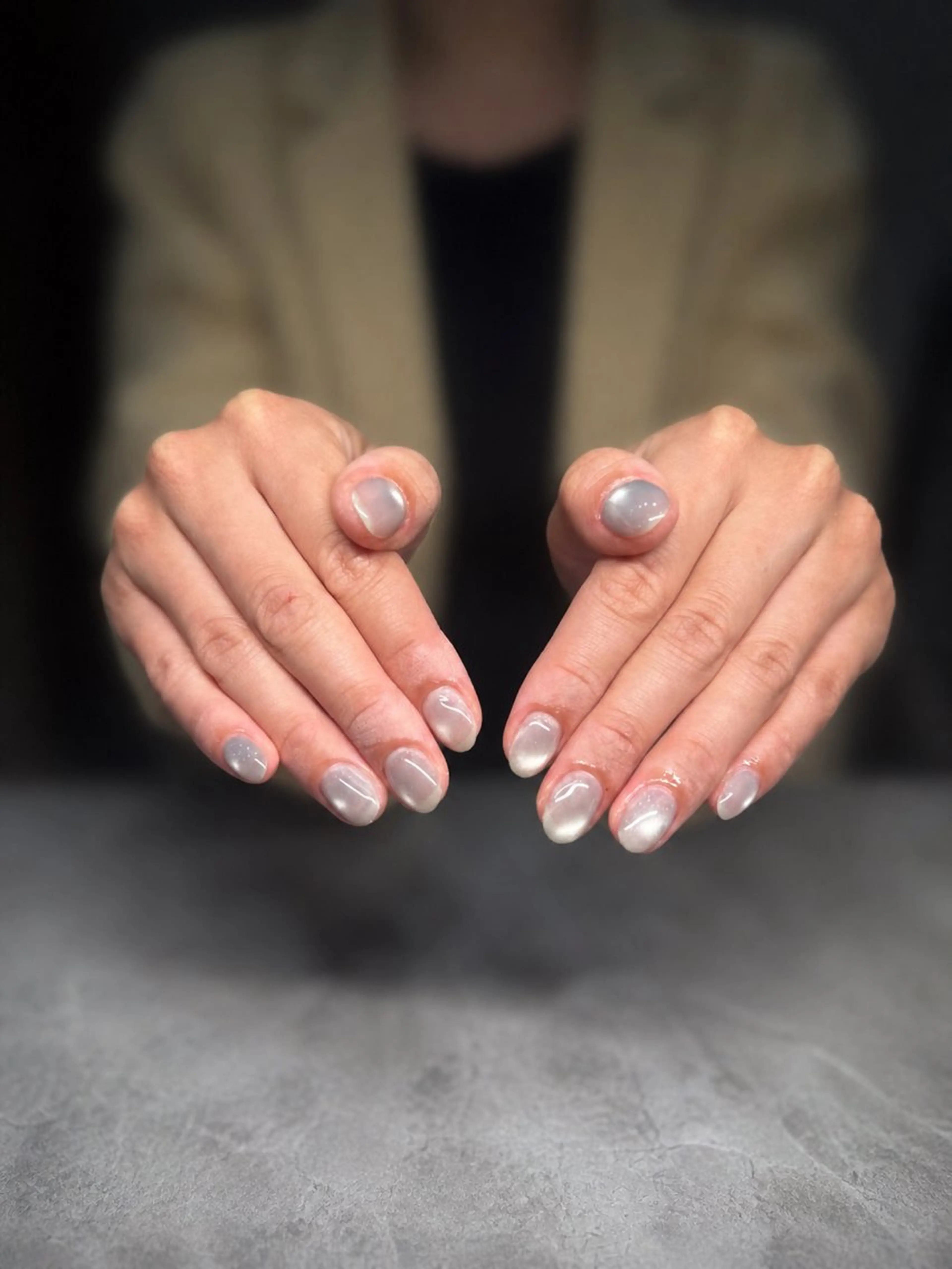 ネイル ビー玉ネイル ハンドネイル IROHA NAIL 美優のネイルデザイン