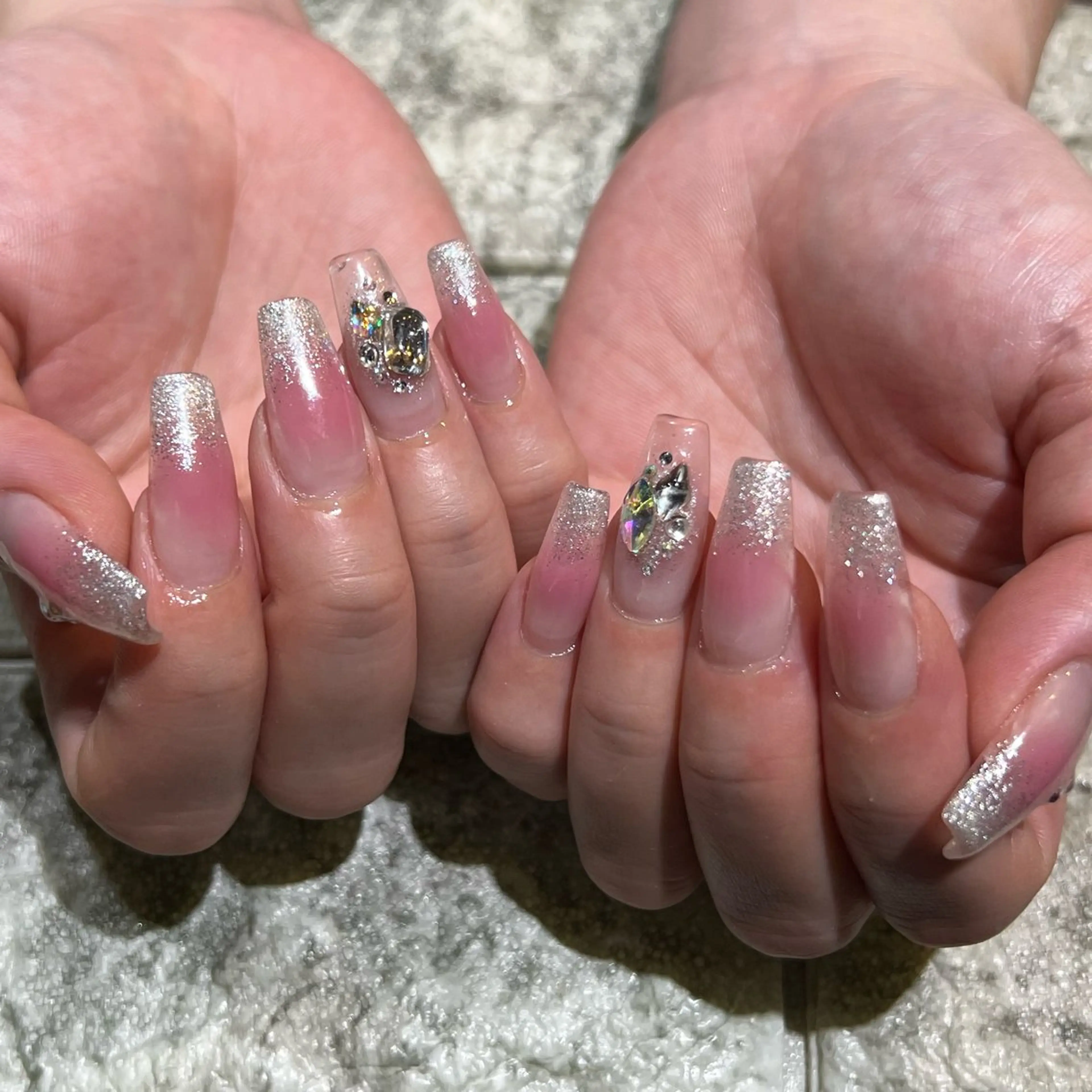 ネイル ハンドネイル アクリルスカルプ𓆈 RounGe町田店のネイルデザイン