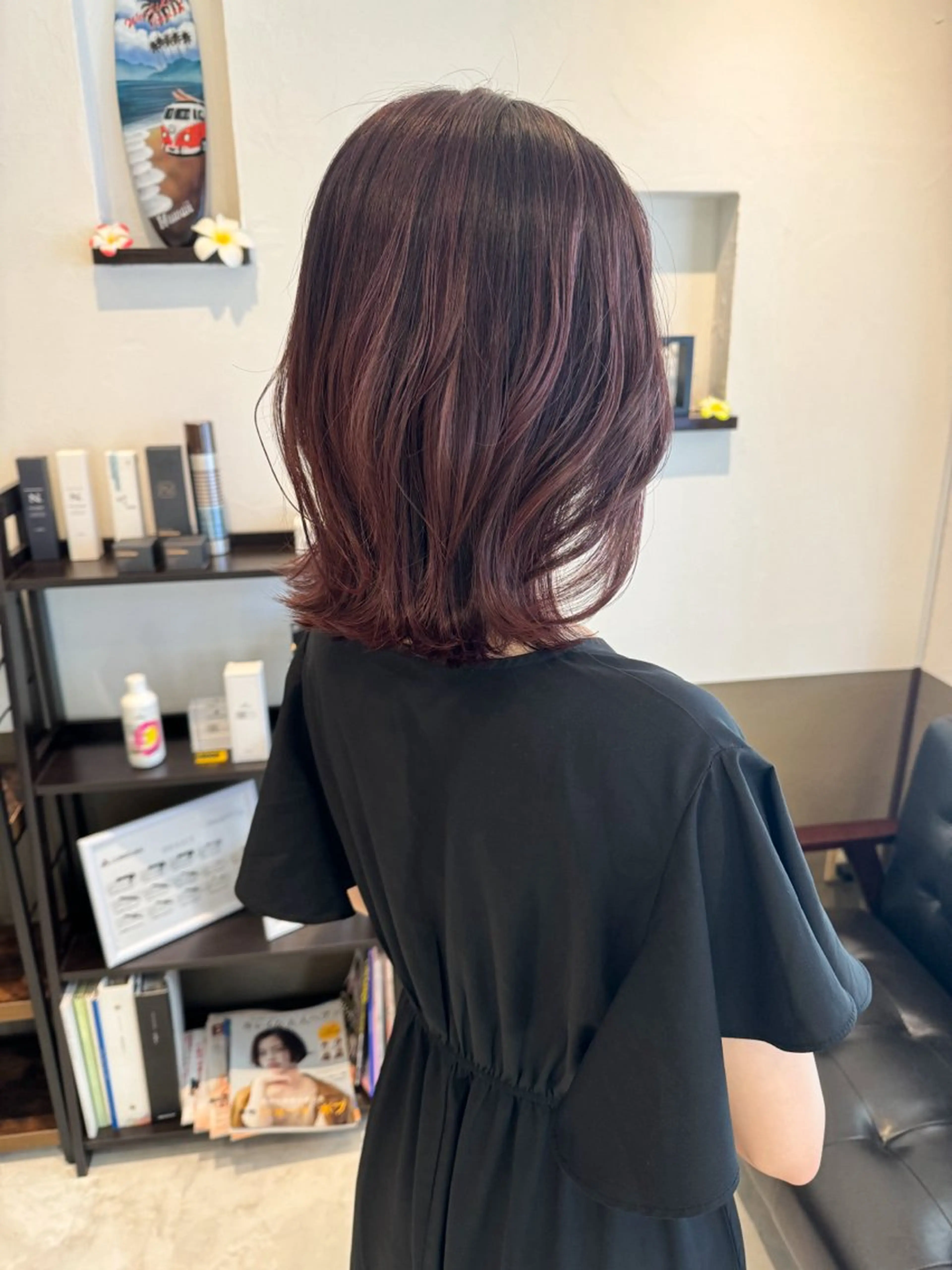 ミディアム カラー 坂井田 浩樹のヘアスタイル