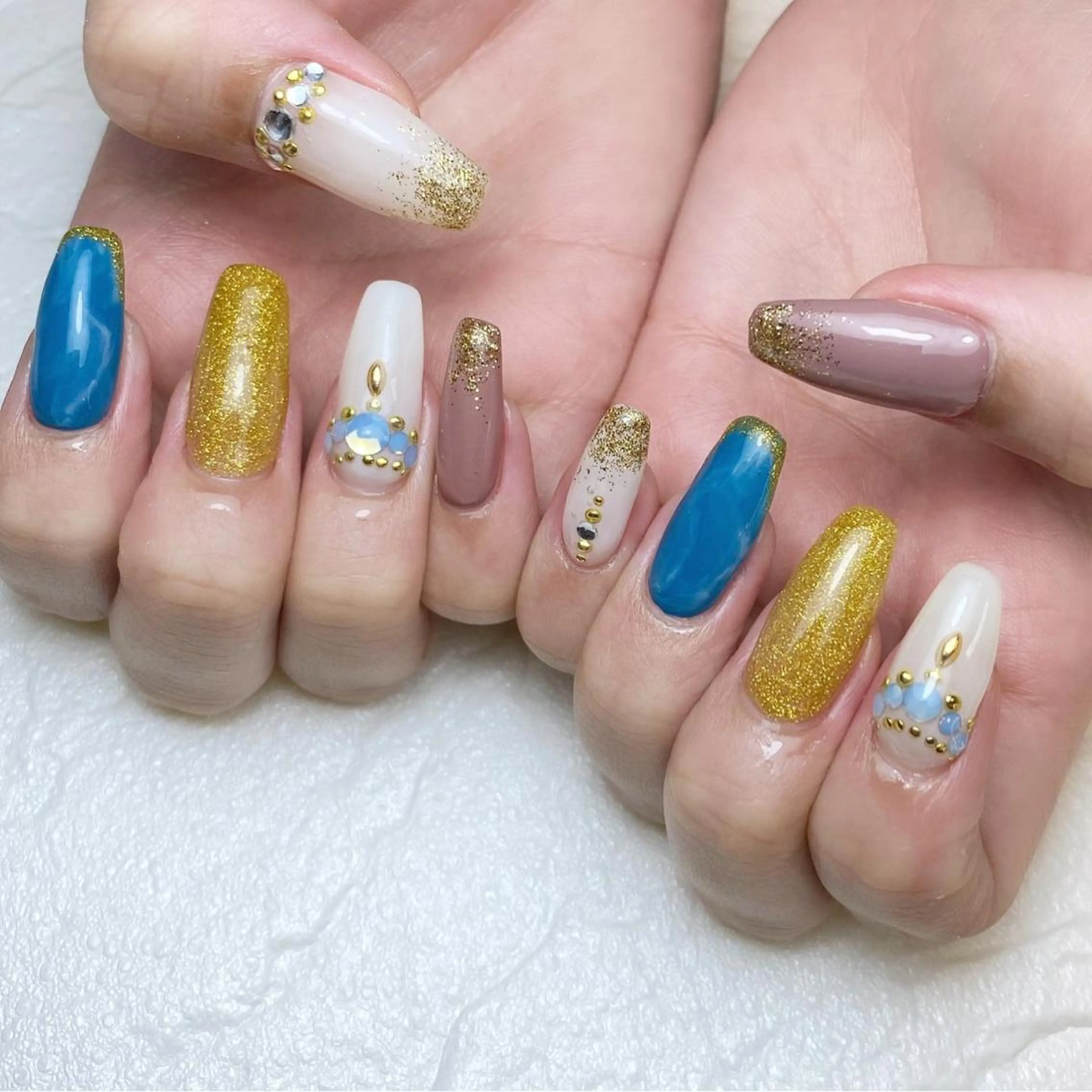 ネイル ラメ(グリッター) ハンドネイル Nail ameria megu所属・ameria meguのネイルデザイン