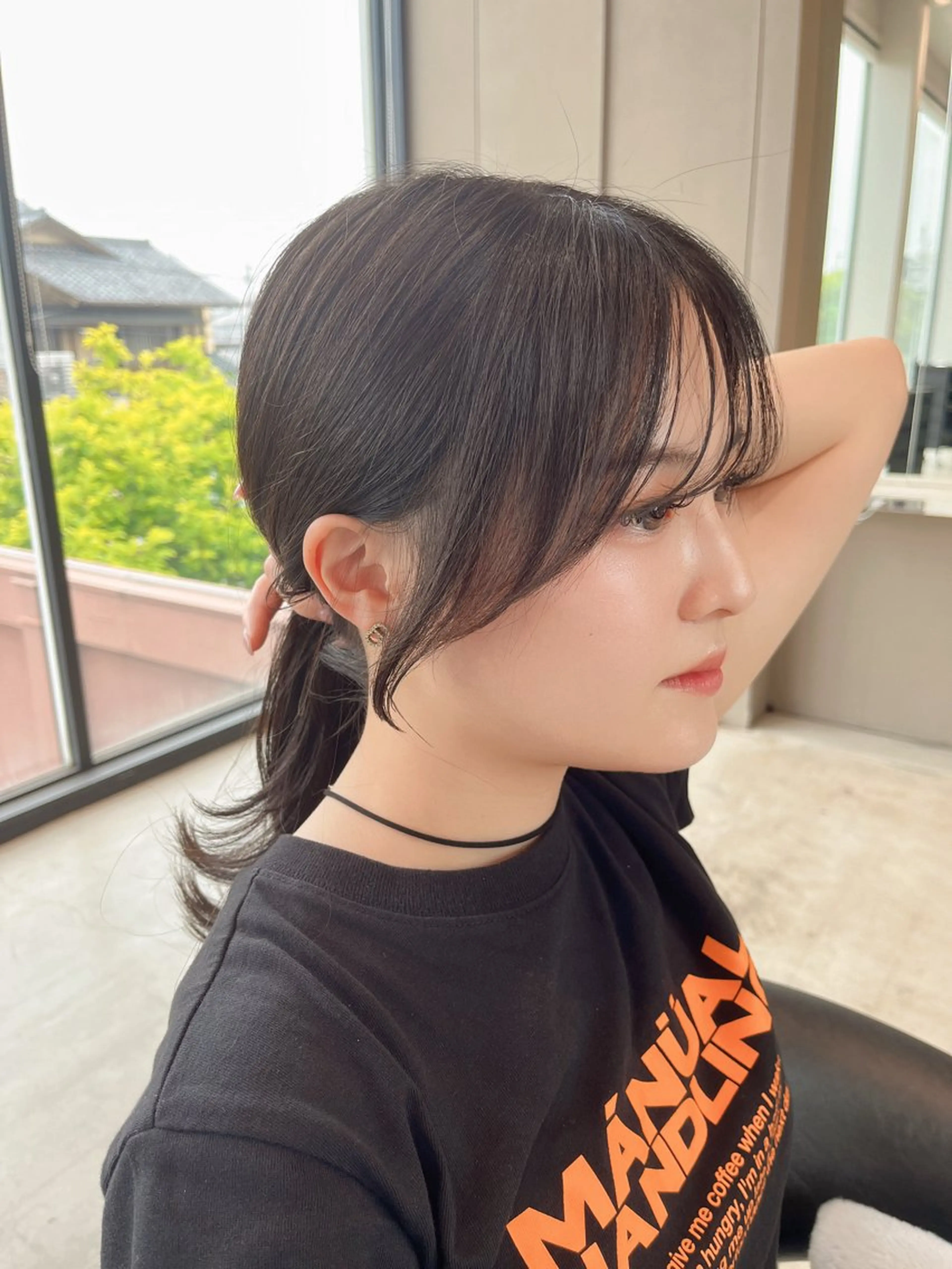 カット レイヤー/髪質改善 /透け感カラー/艶髪のヘアスタイル