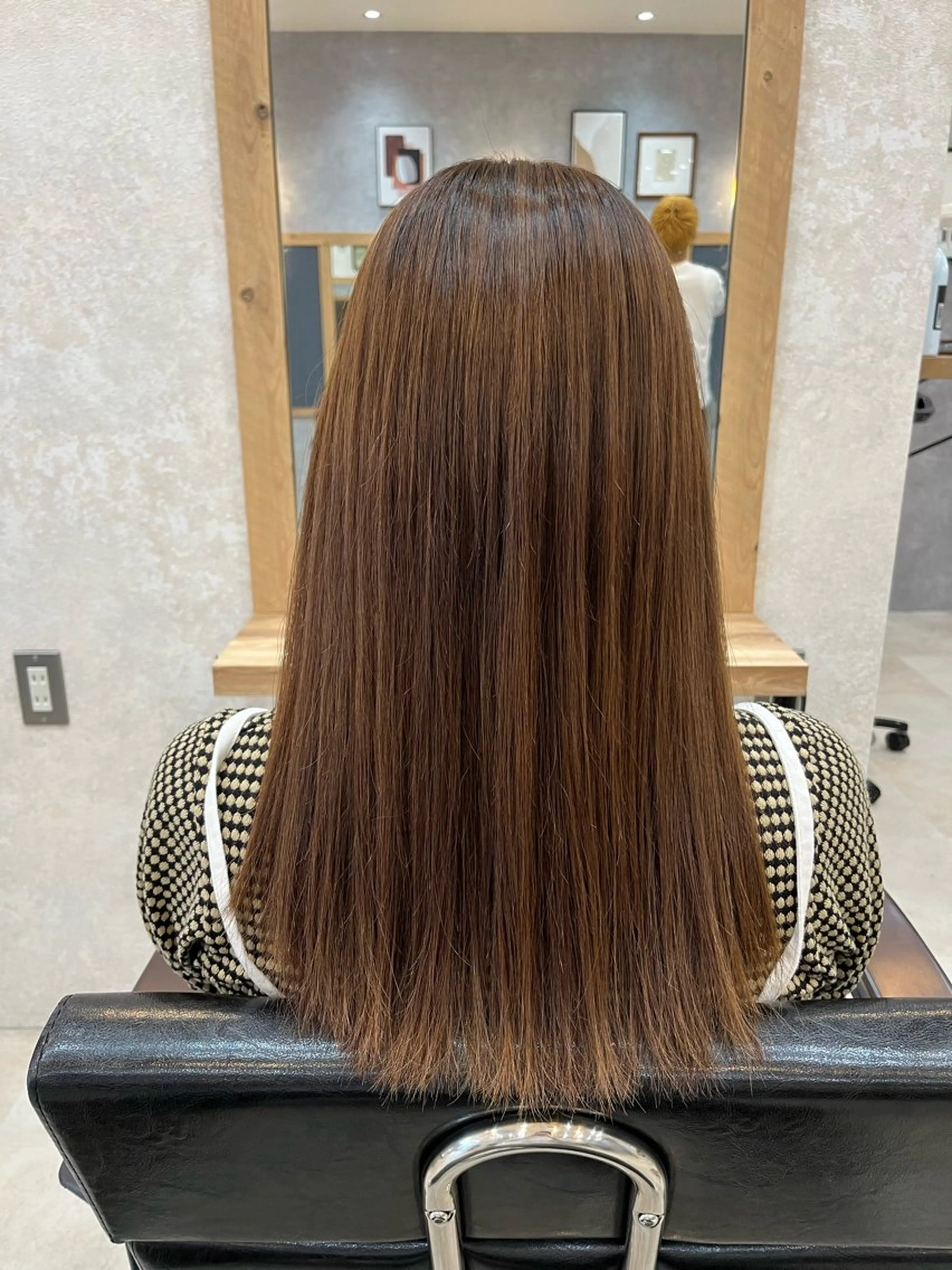 セミロング ボブ くびれヘア 髪質改善 韓国風ヘア レイヤーカット カット 縮毛矯正 髪質改善／レイヤー／ 🐈Yokotaのヘアスタイル