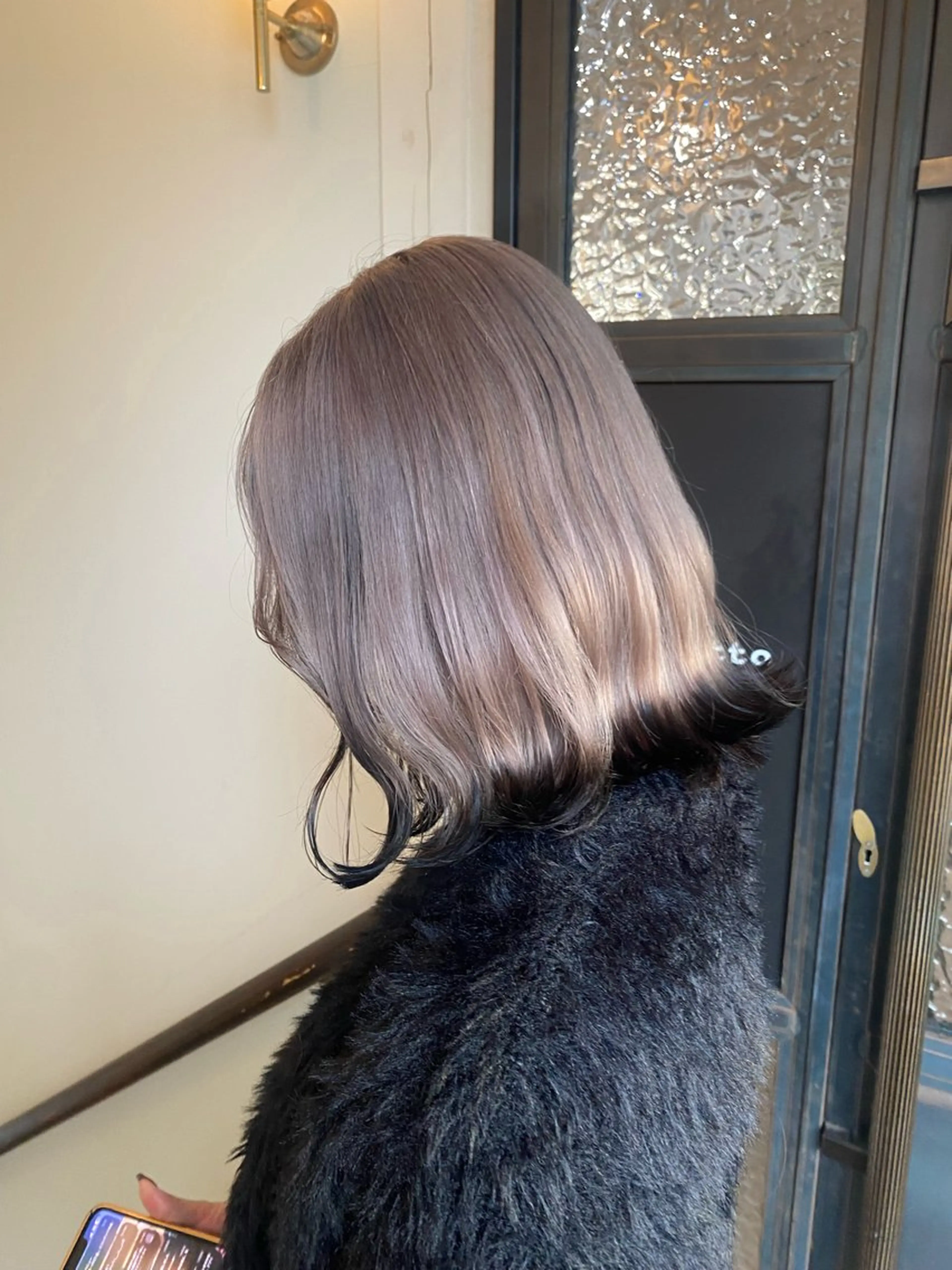 セミロング カラー CURE nex the salon 表参道所属・美髪矯正/髪質改善 🫧山﨑　真歩🫧のヘアスタイル