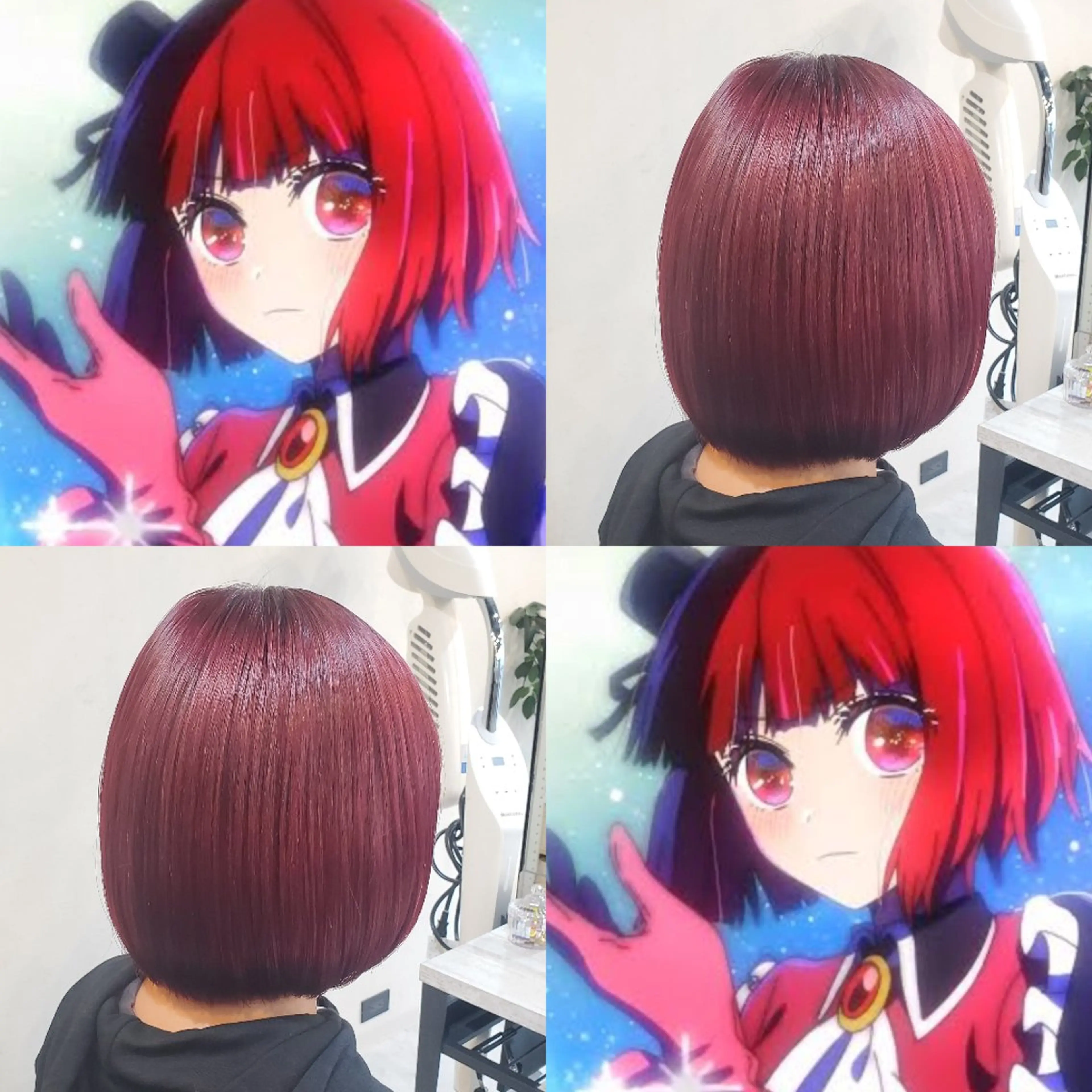 ショート カラー 派手髪/ハイトーン/ エクステ✨ユウキのヘアスタイル