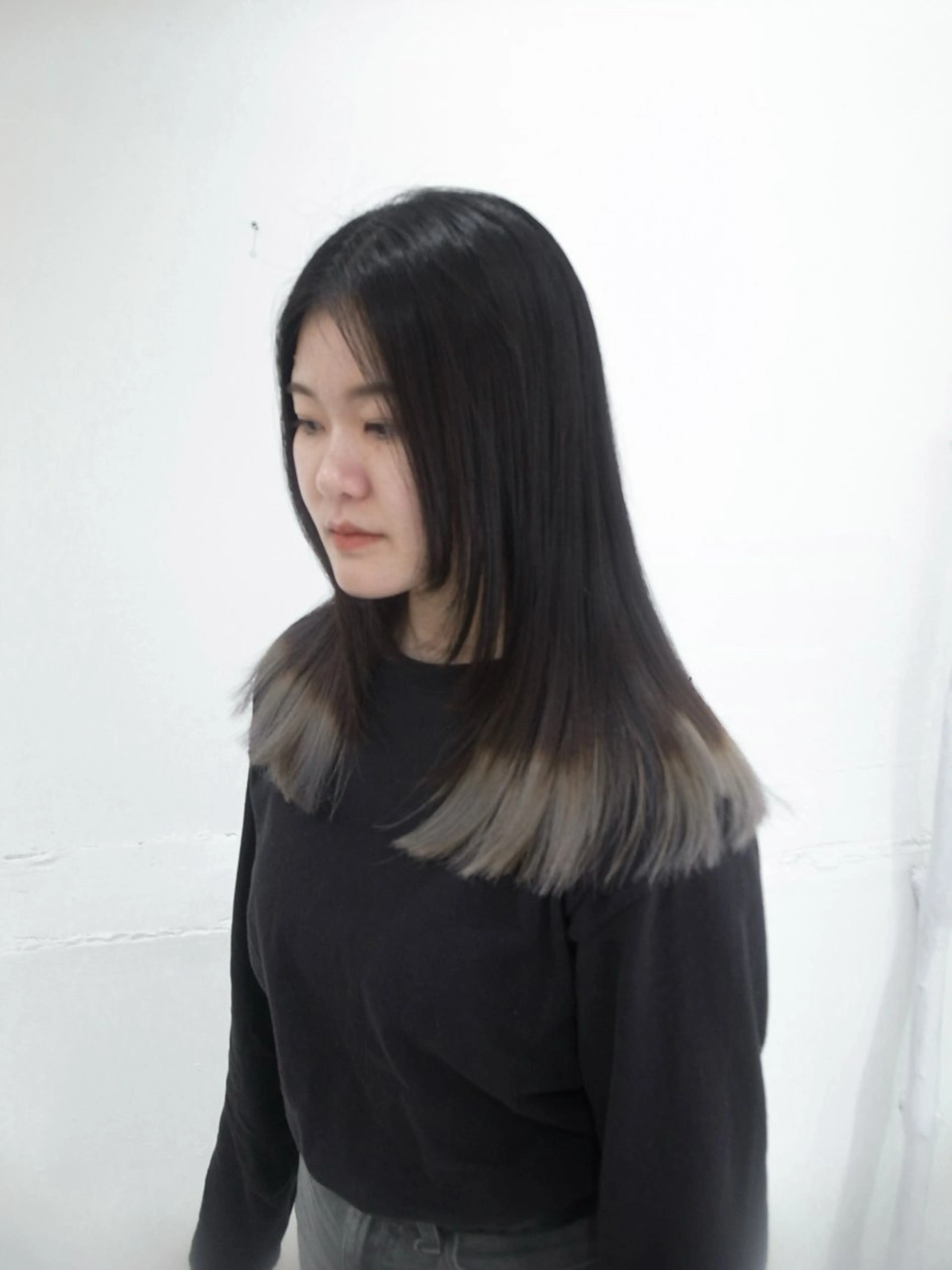 セミロング カラー maki @pullnocのヘアスタイル