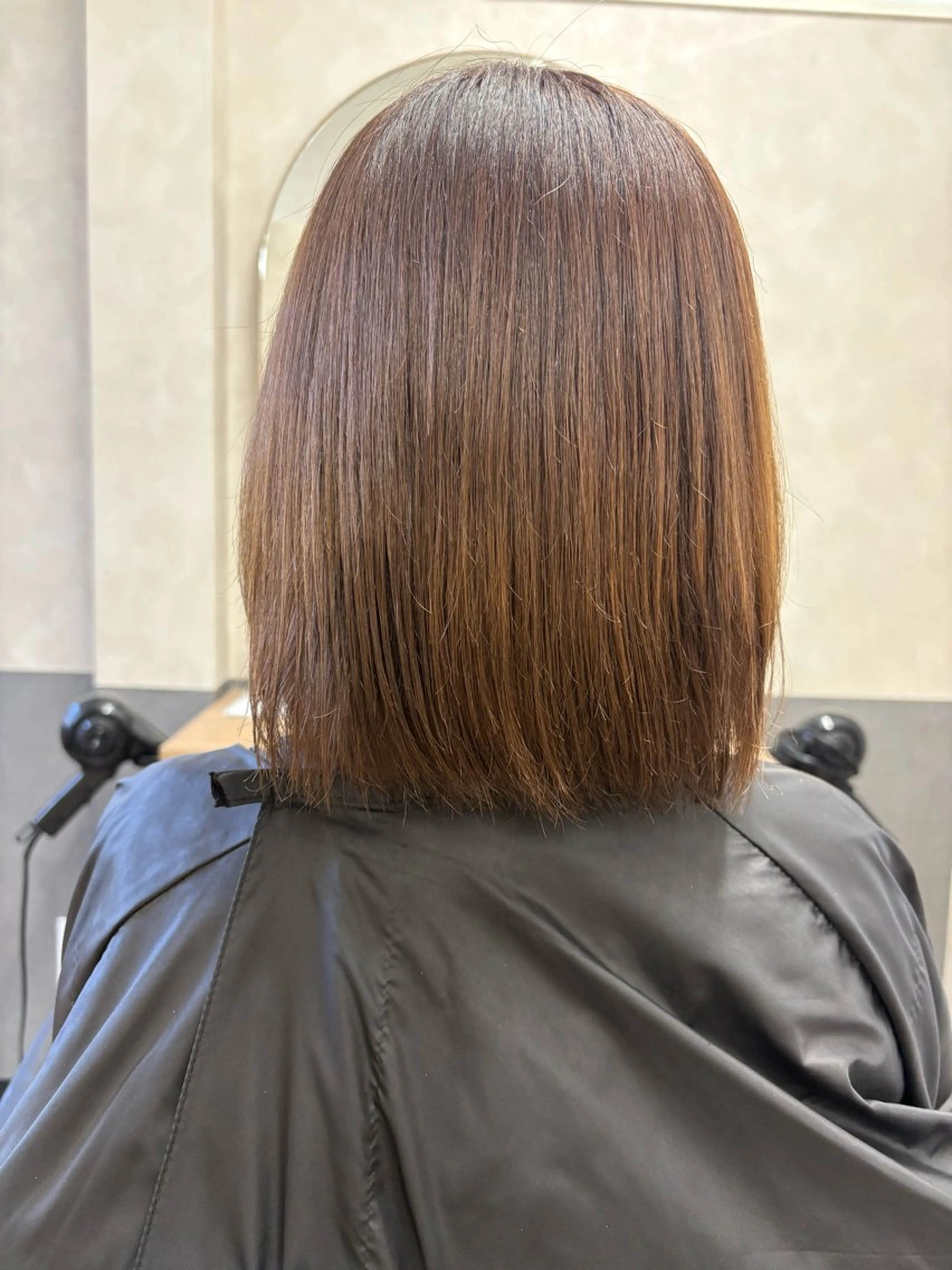 ミディアム カラー ヘアカラー トリートメント 梨沙_ 蘇我2号店のヘアスタイル