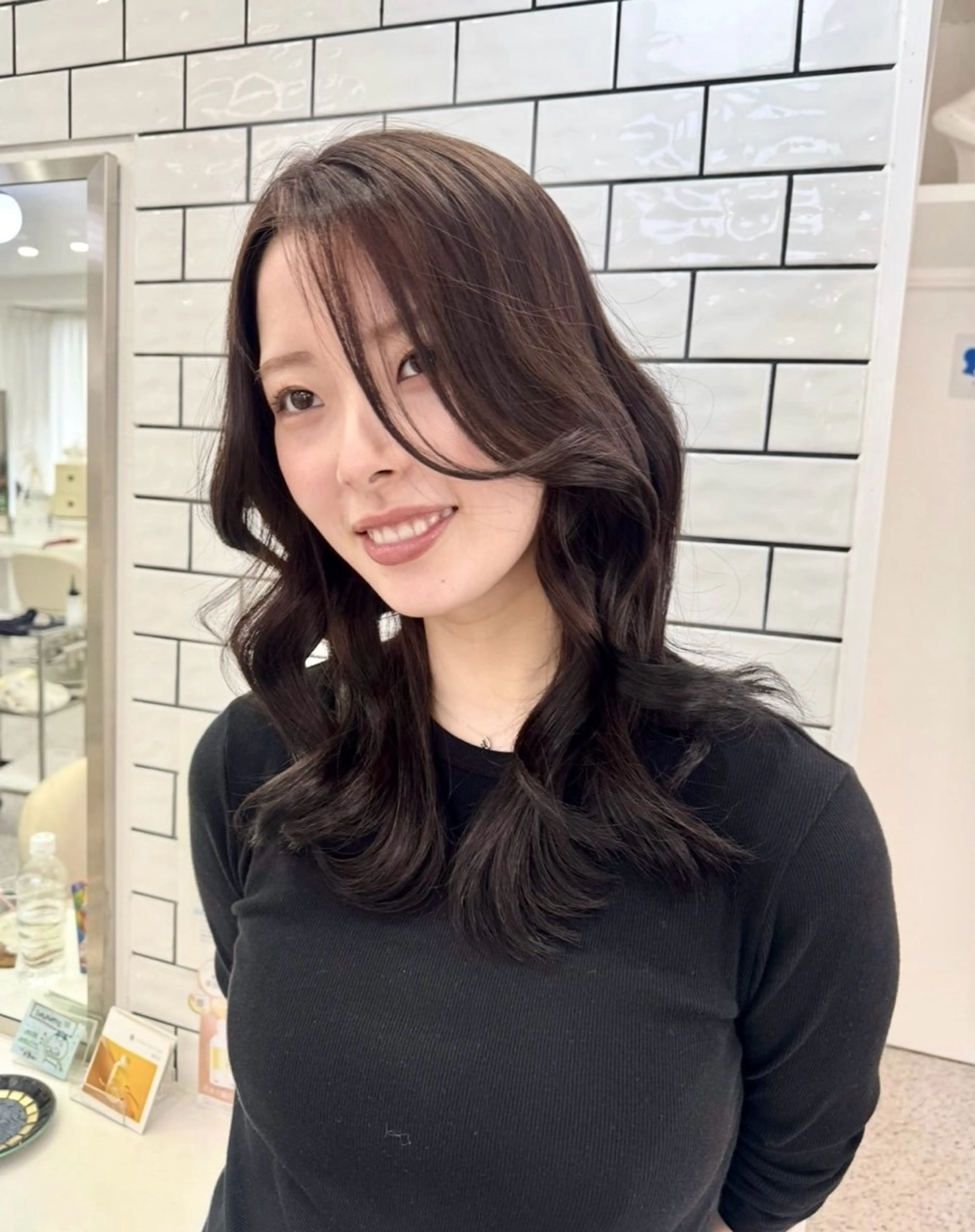 セミロング ヘアカラー トリートメント LOMARLIE/ Karen🪐💫のヘアスタイル