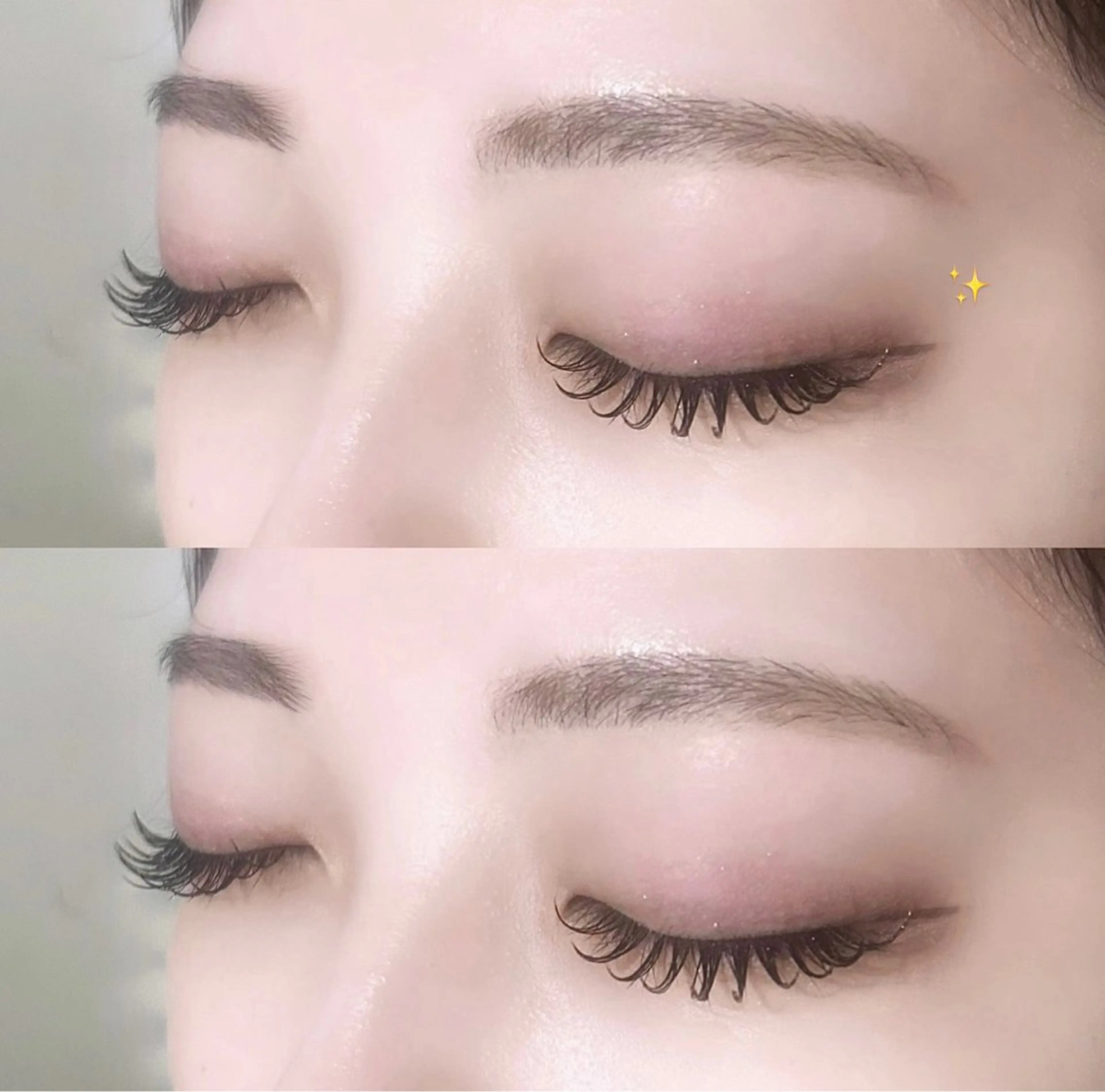 マツエク・マツパ 束感まつ毛 マツパ Niyu栄店 夏山のマツエク・マツパデザイン