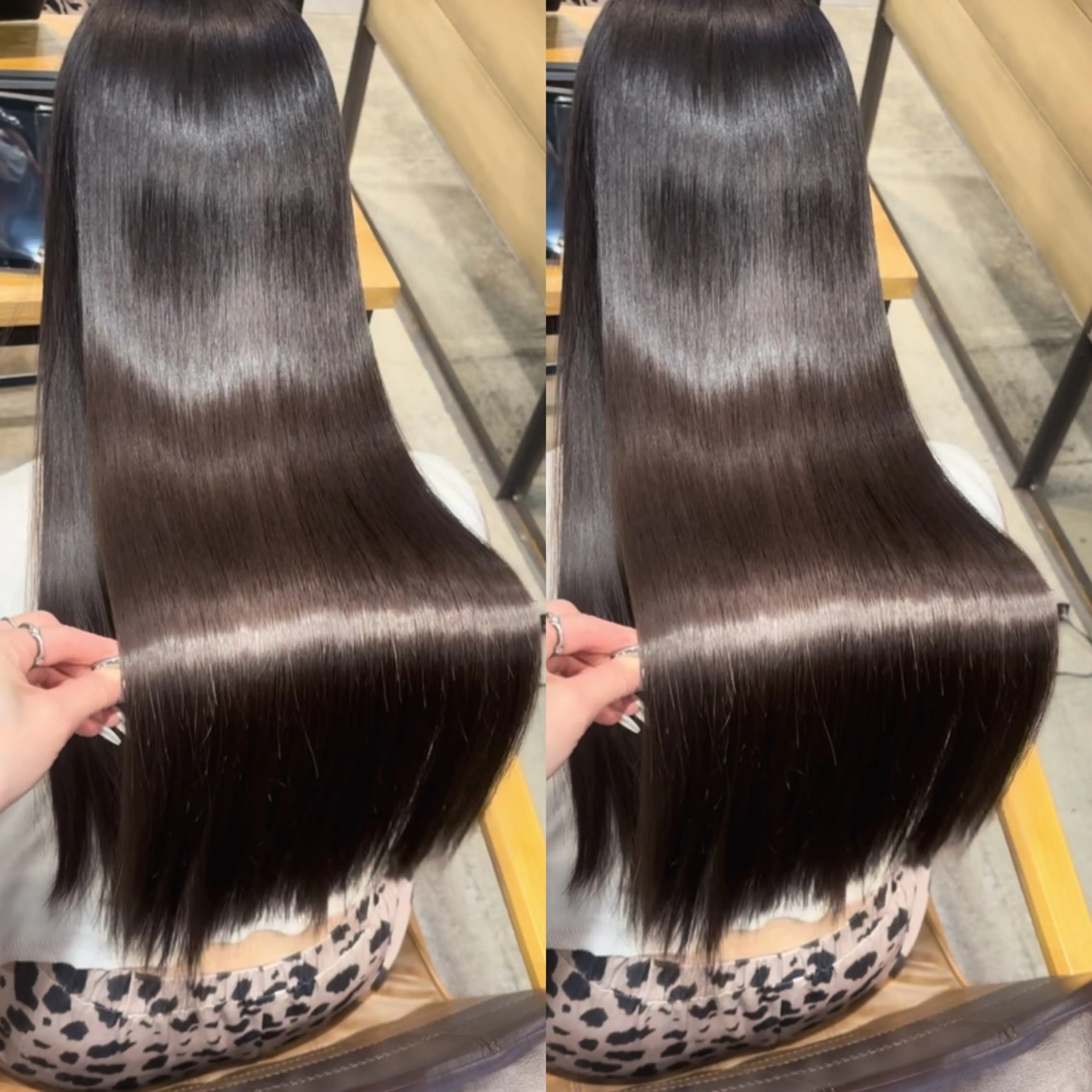 ロング カット 縮毛矯正 新宿/髪質改善/ 縮毛矯正/松永ゆいのヘアスタイル