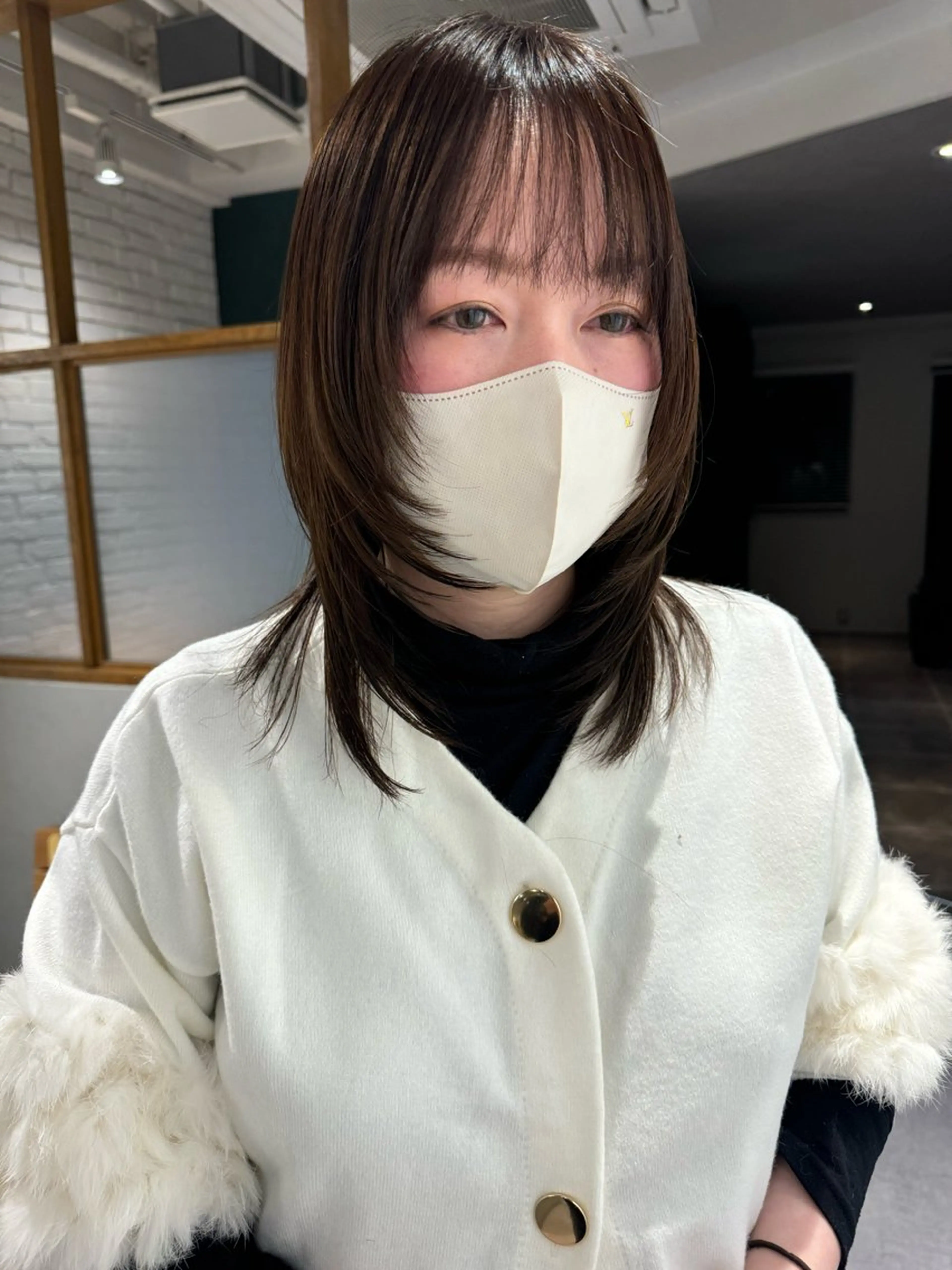 ミディアム 加藤 響祈のヘアスタイル