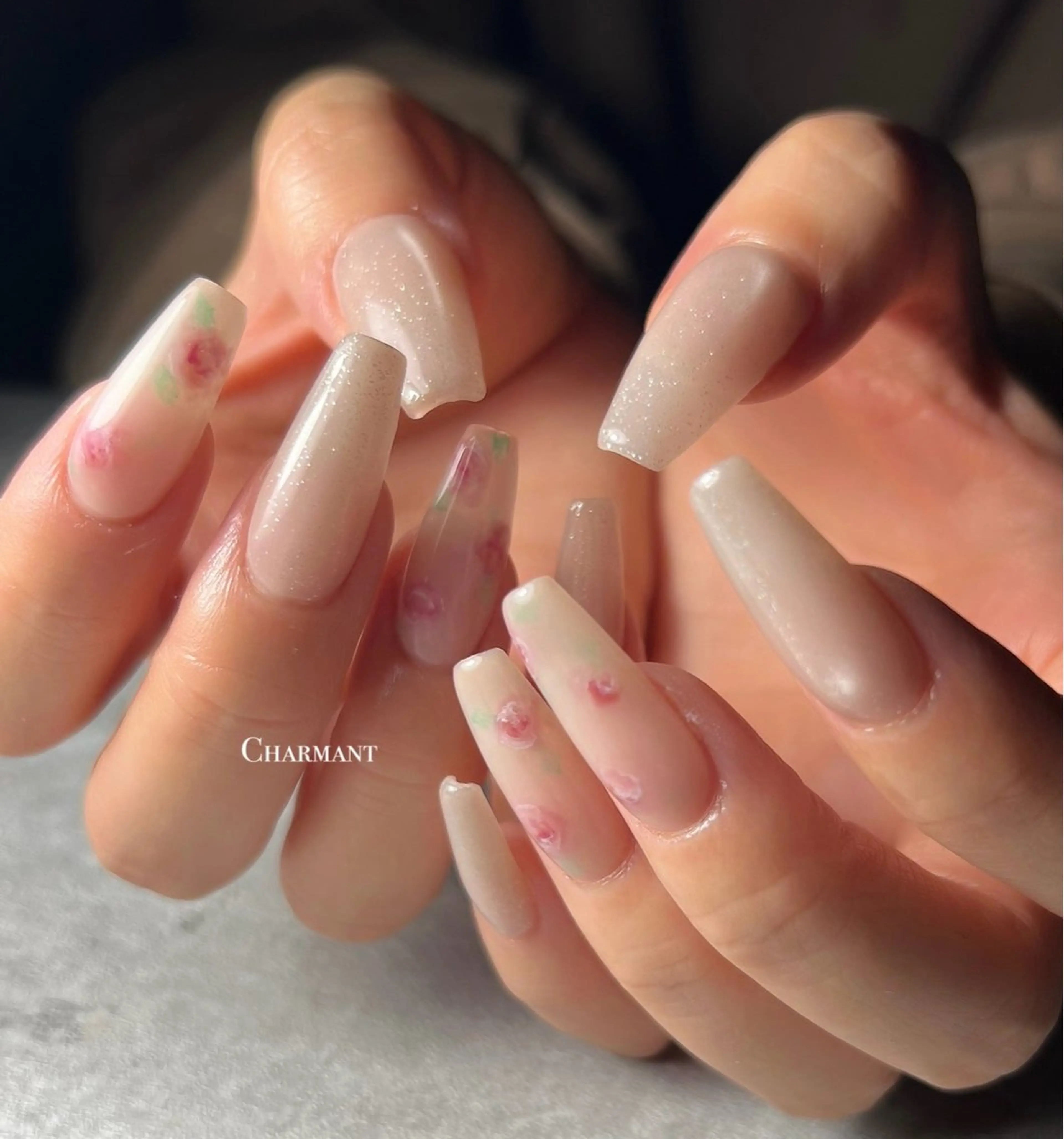 ネイル ハンドネイル Minako 【Charmant】のネイルデザイン