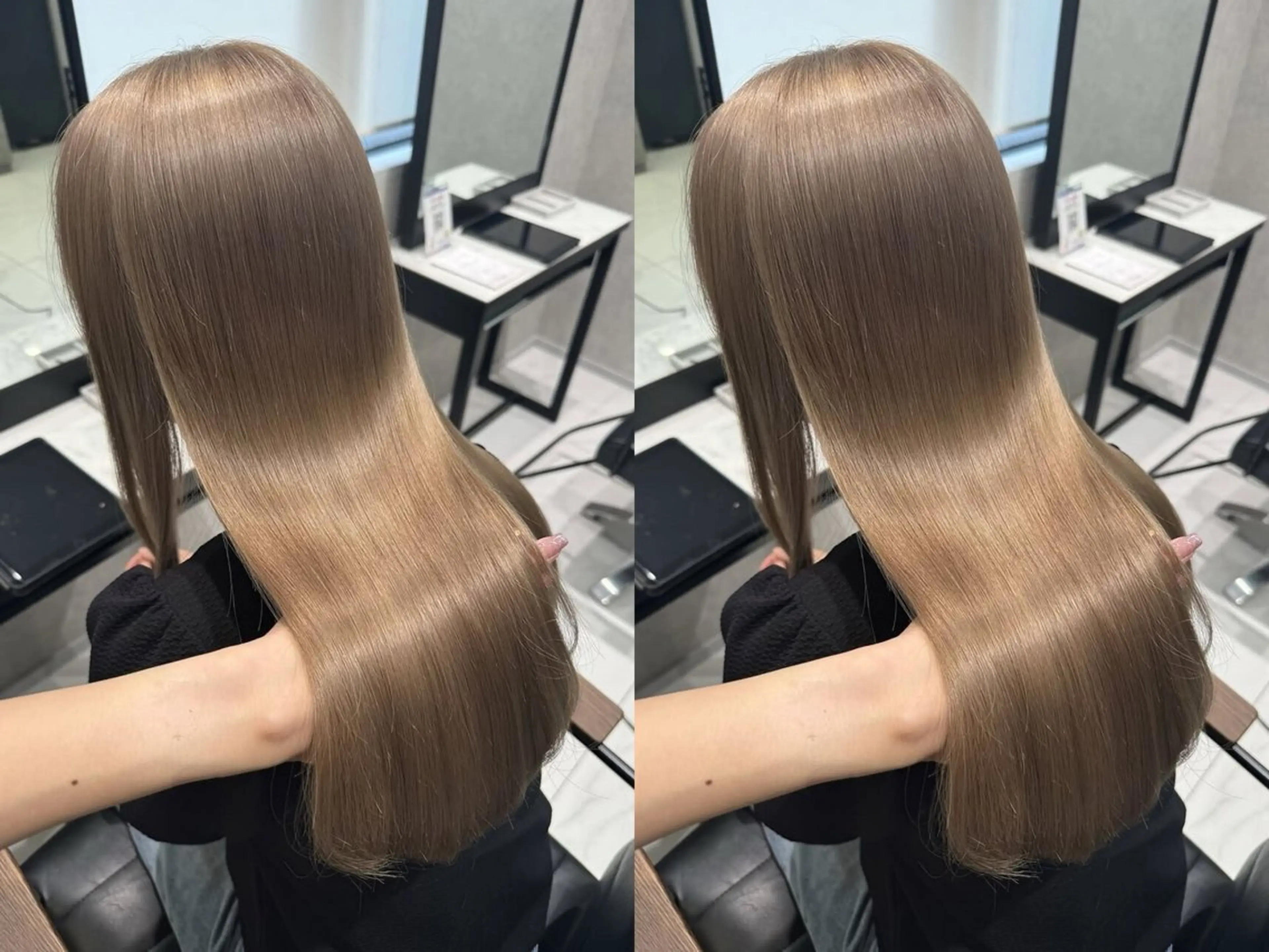 ロング 縮毛矯正・癒し ヘッドスパ🧸ここなのヘアスタイル