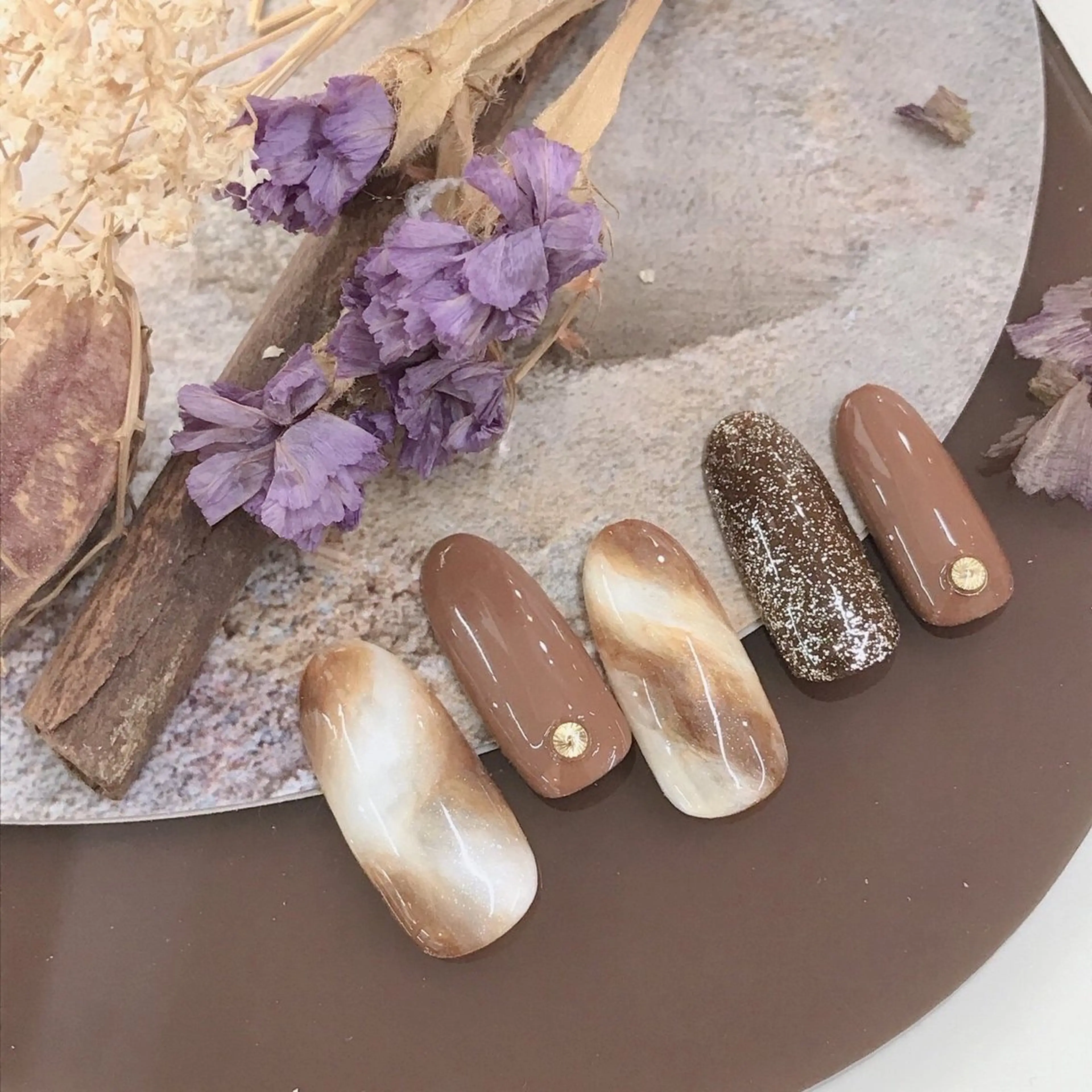 ネイル アートネイル ネイルチップ ⭐︎休業中の練習⭐︎ JNA認定講師髙橋のネイルデザイン