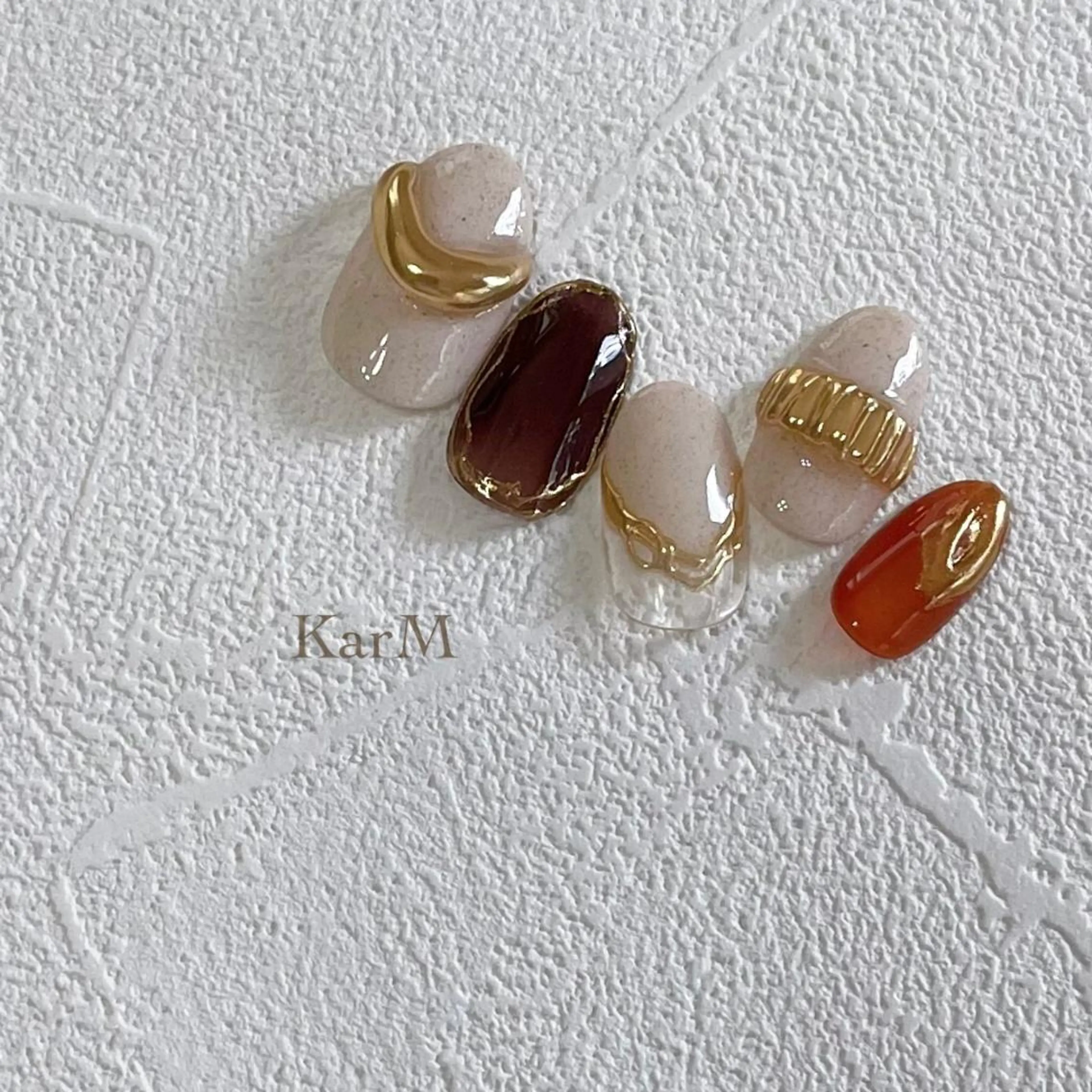 ネイル アートネイル オーロラネイル チークネイル フットネイル フレンチネイル ハンドネイル ogino karinのネイルデザイン