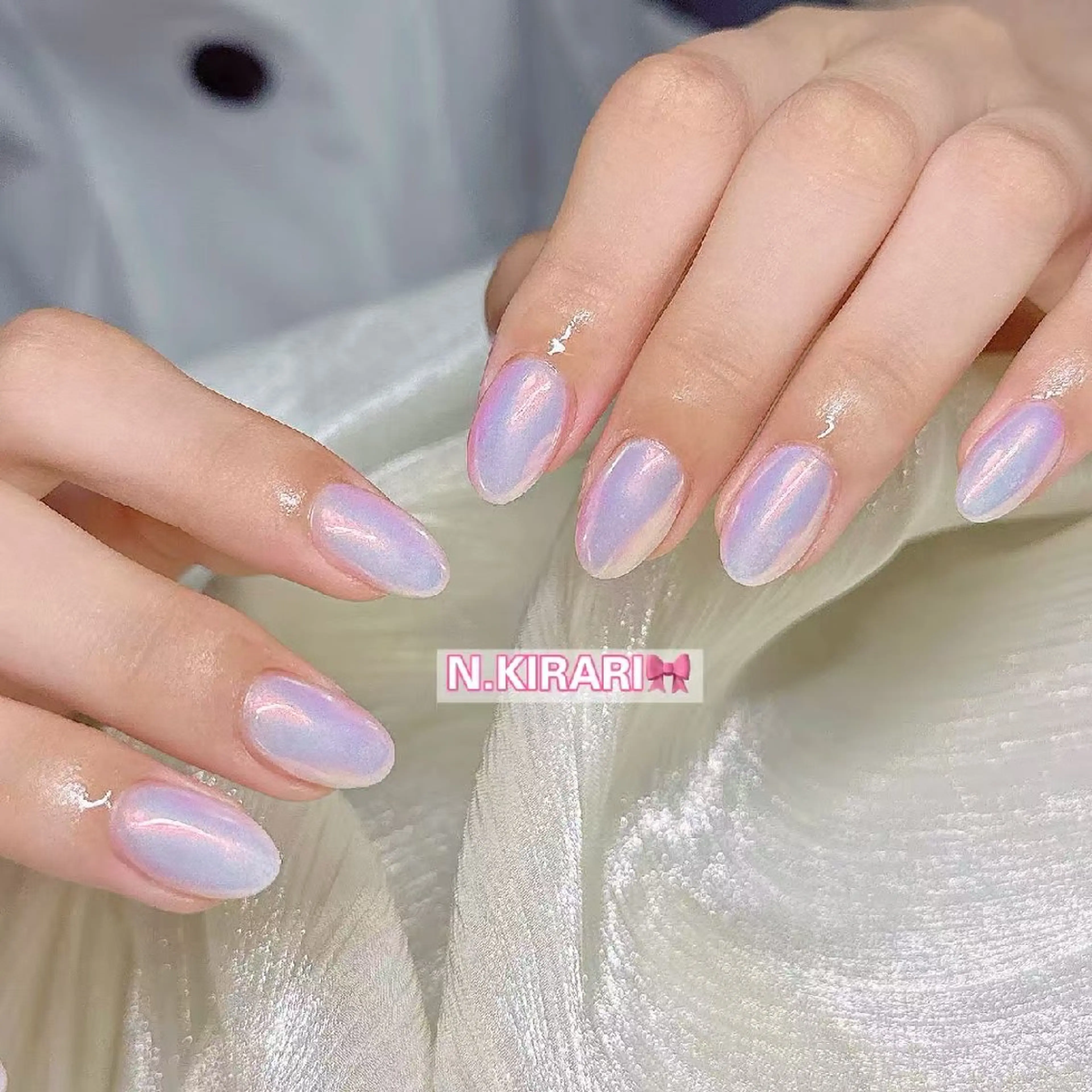 🌸🌸大人気ミラー/オーロラワンカラー（ベースカラーあり）🌸🌸オフ+500円の写真