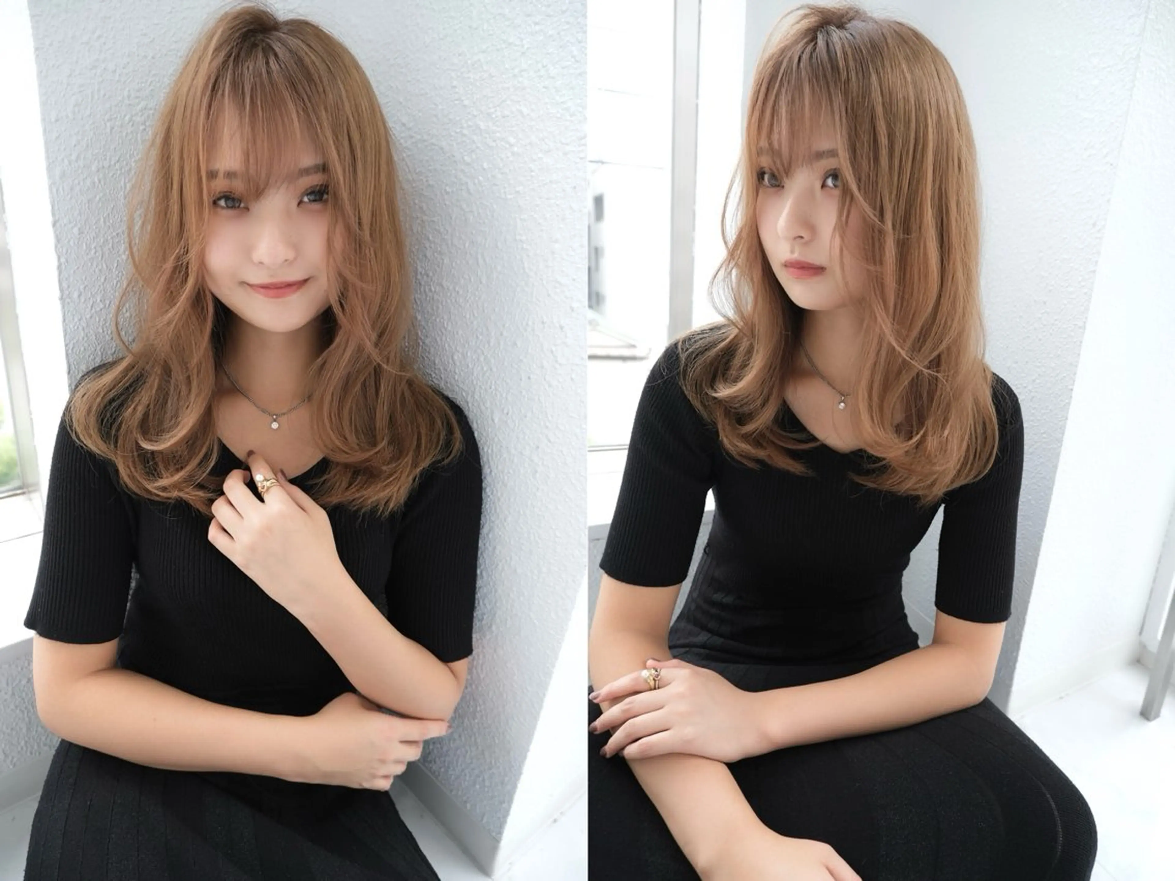 ロング ヘアカラー トリートメント 💎lino _by _ACNE💎 🧸のヘアスタイル