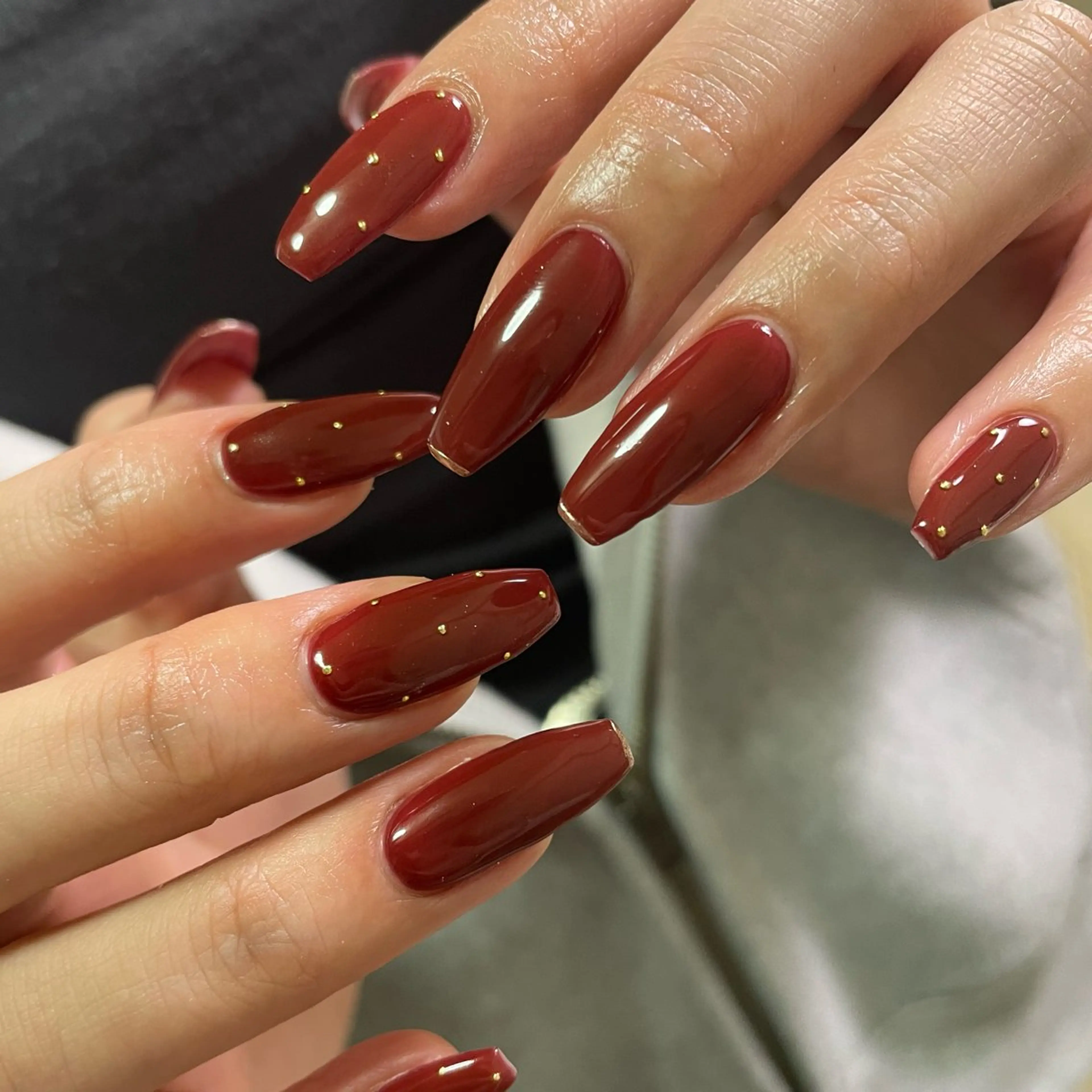 ネイル フレンチネイル ミラーネイル ワンカラーネイル hazuki / Salon Biのネイルデザイン