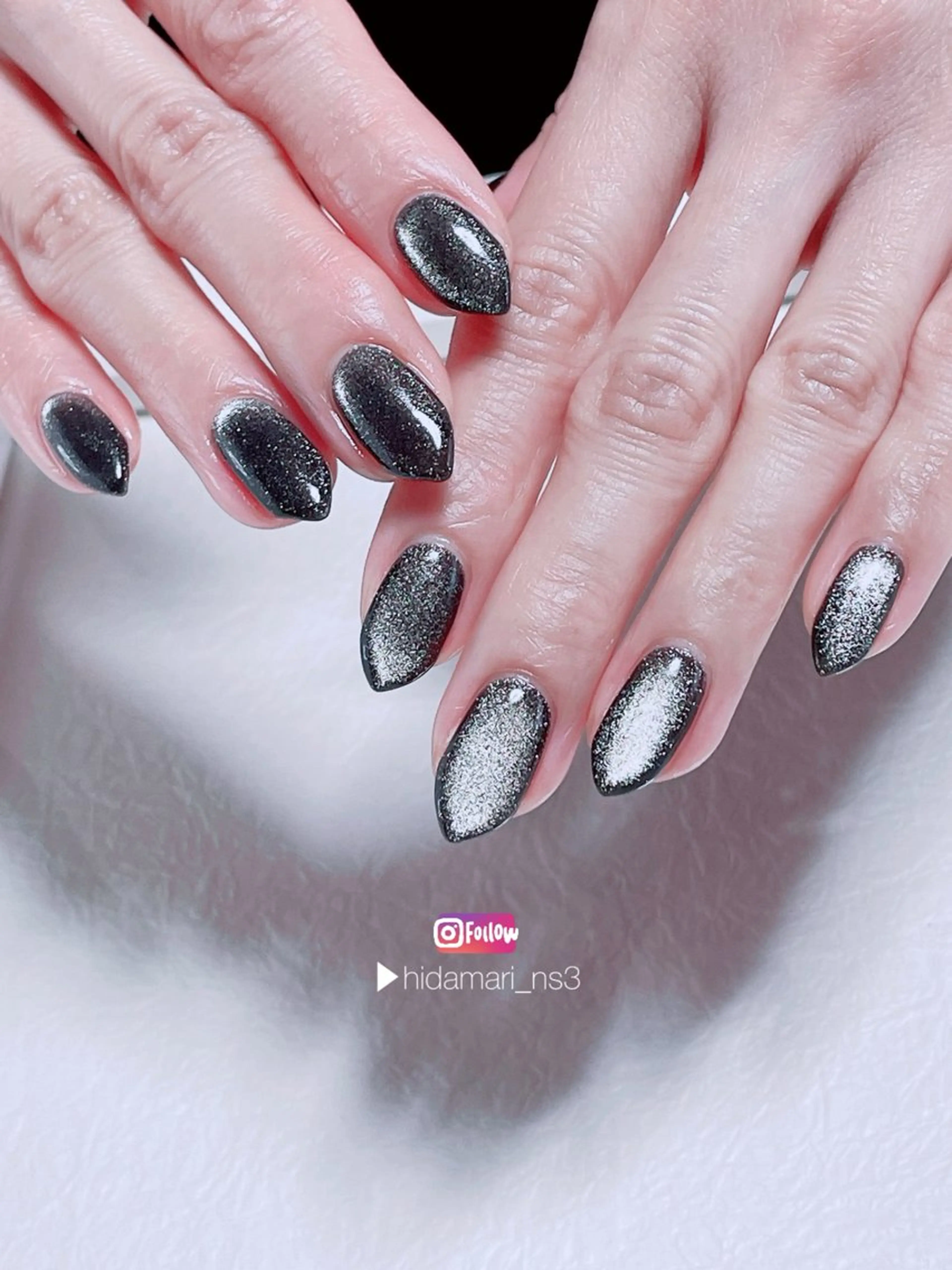 ネイル マグネットネイル ハンドネイル NailSalon ひだまりのネイルデザイン