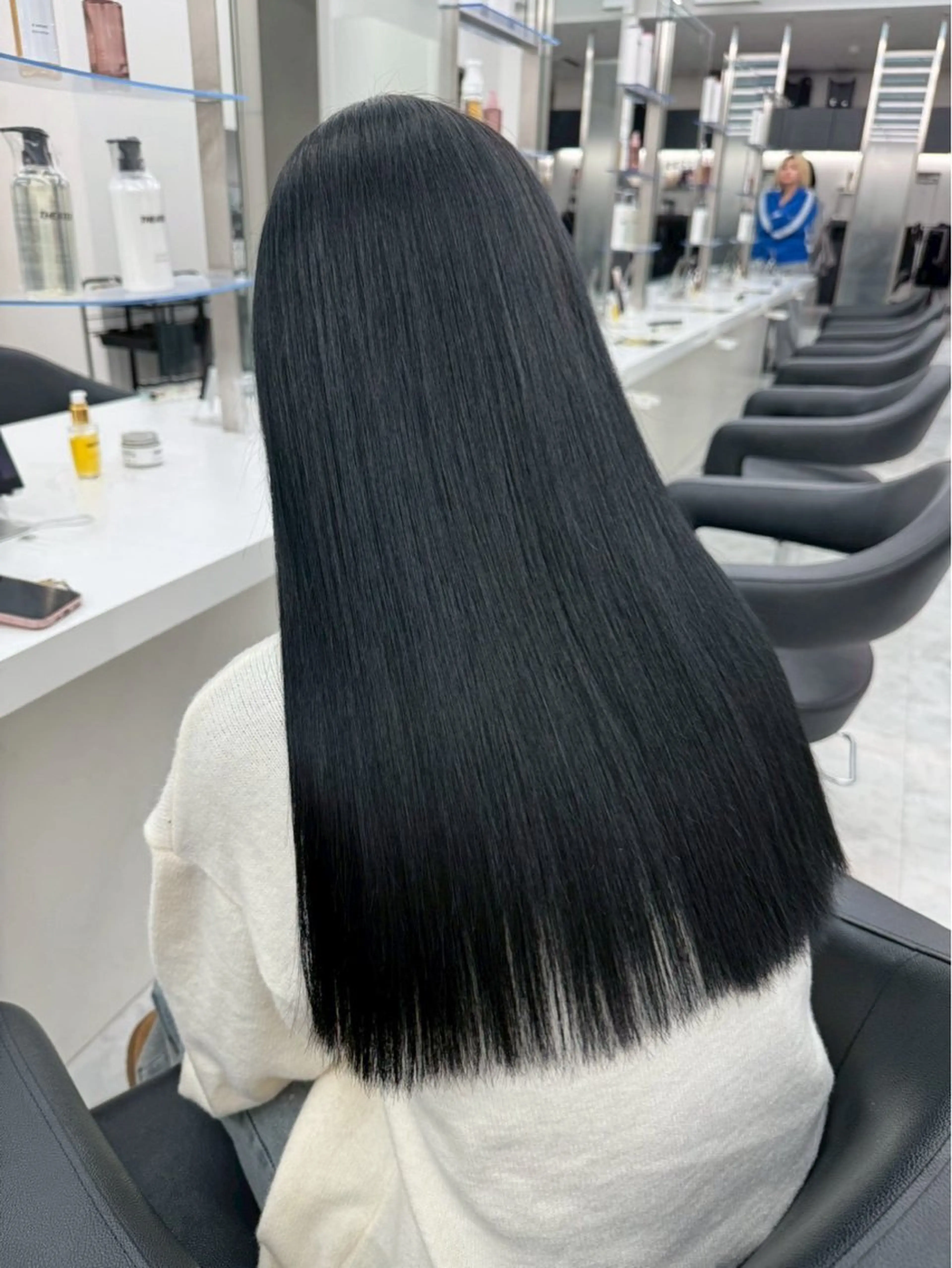 【️人気No.1メニュー🧁🫖】one color➕髪質改善トリートメント💖の写真