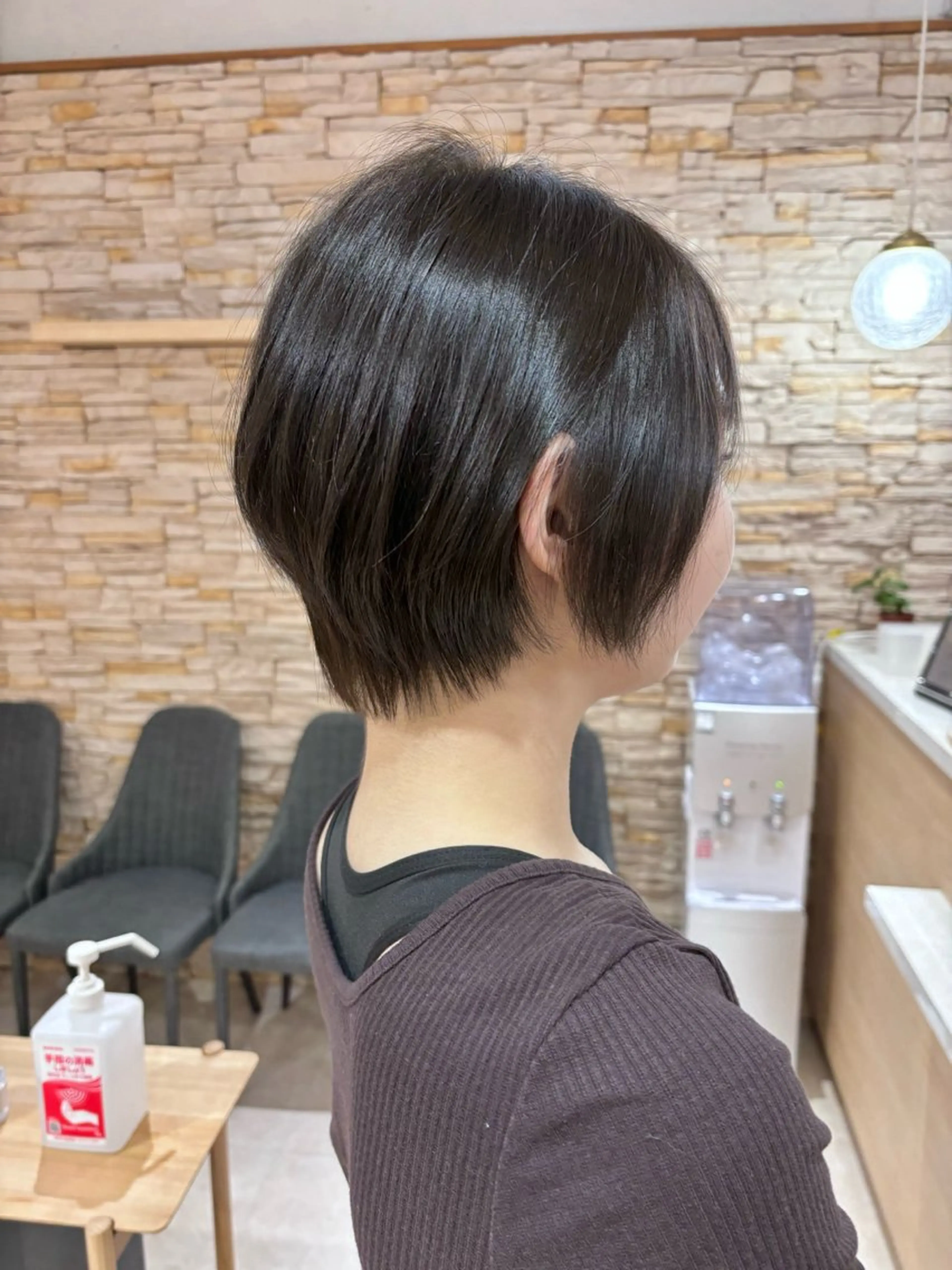 ショート 艶髪／透け感カラー ／ＲＹＯのヘアスタイル