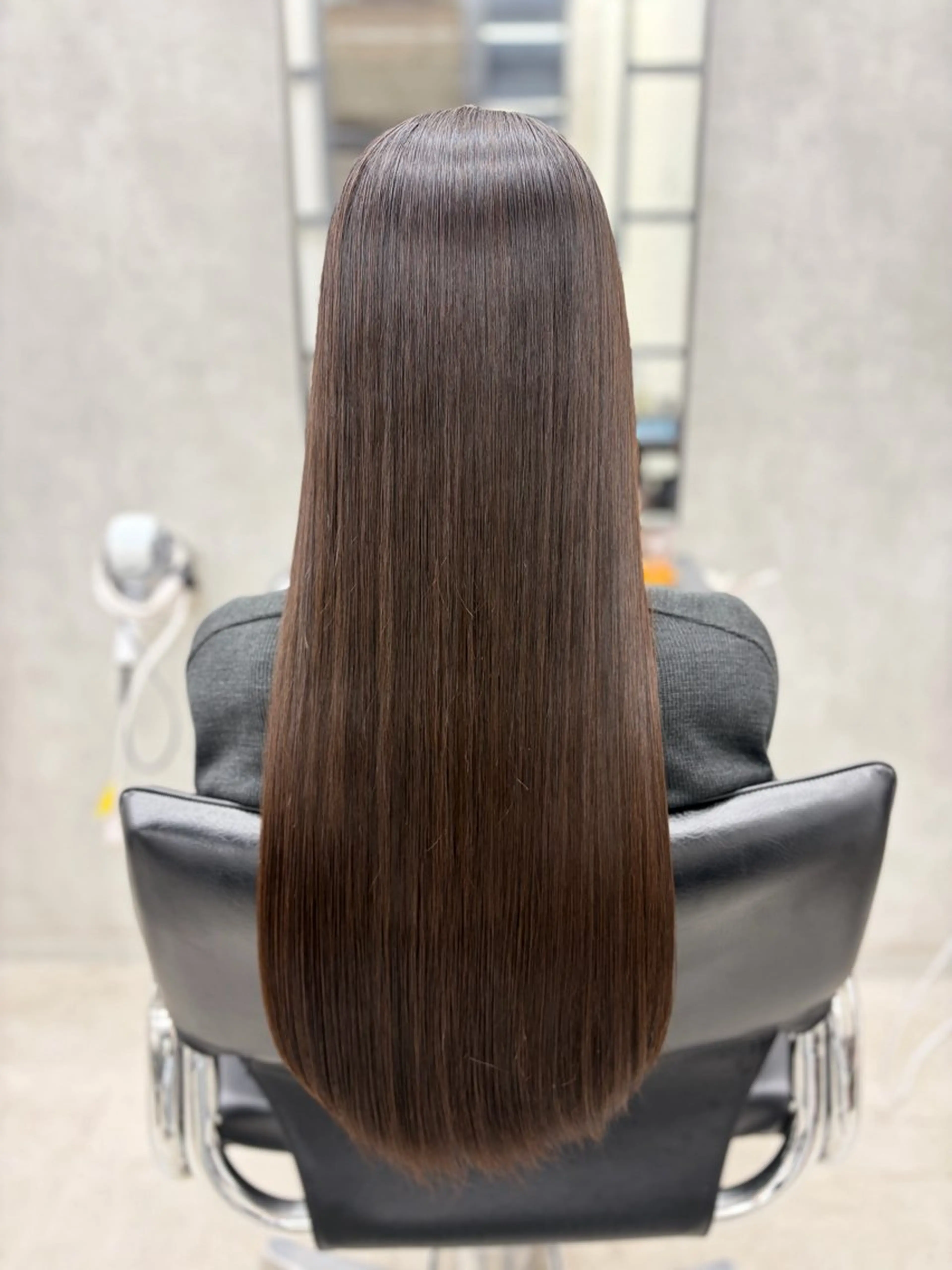 ロング パーマ 髪質改善 縮毛矯正 トリートメント ストレートパーマ カット 縮毛矯正 トリートメント すぐ巻ける縮毛矯正 🍀勝倉　麗のヘアスタイル