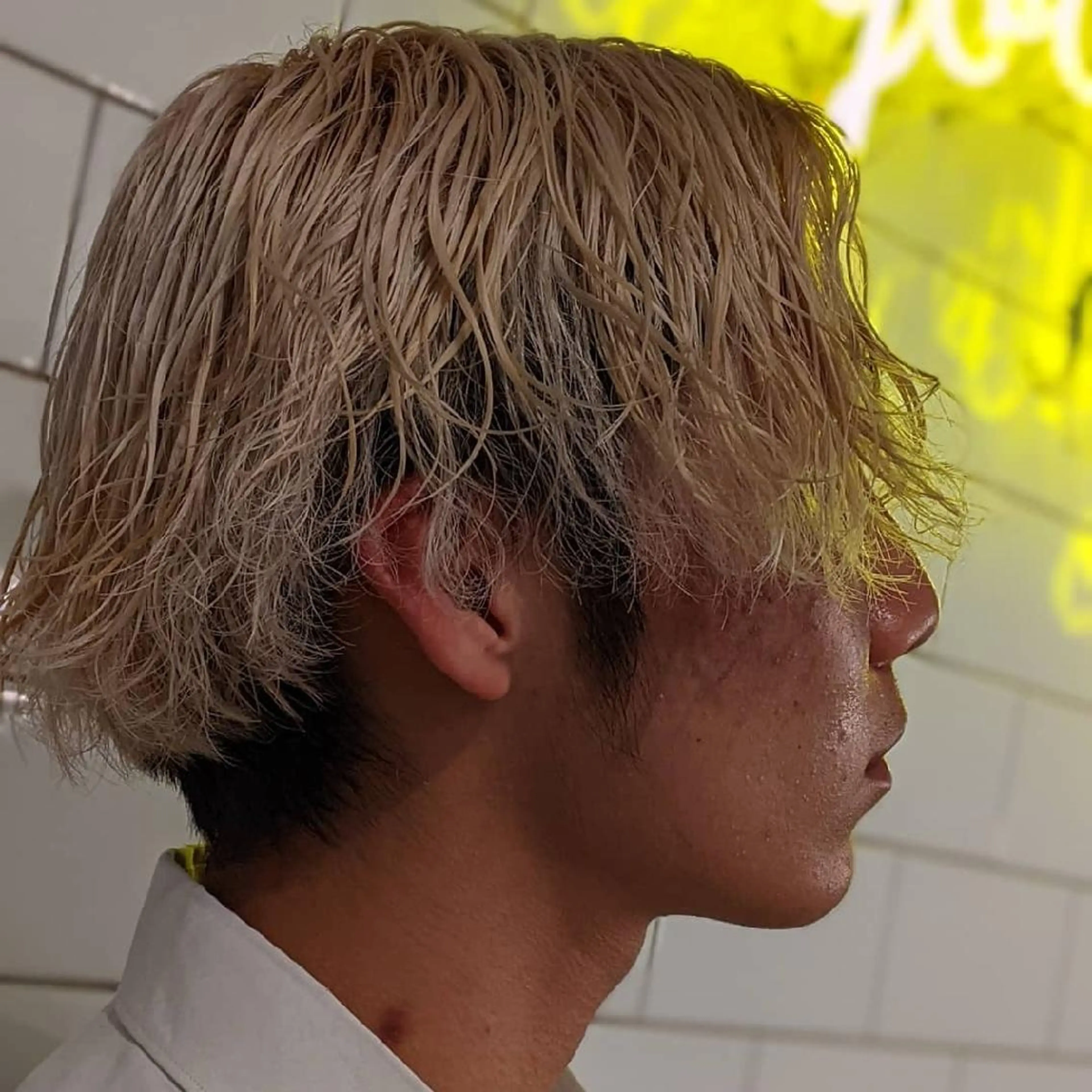 メンズ カラー メンズブリーチ ブリーチ FRANK'SBARBER所属・💈山本  卓士💈のヘアスタイル