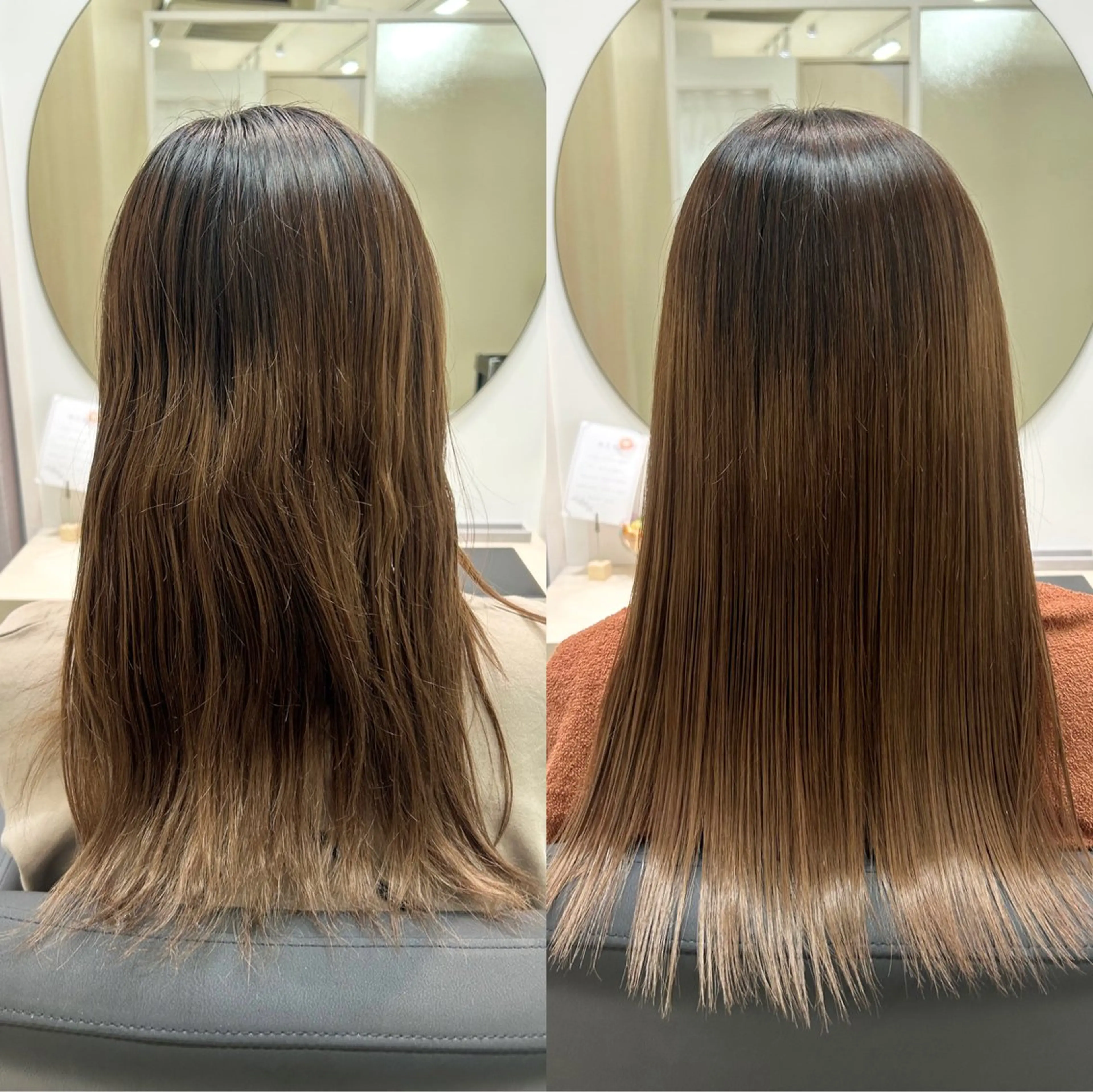 【🖤🌹髪質改善縮毛矯正で最高の艶髪を永遠に✨】クオライン矯正+カット+トリートメント+内部補修trの写真